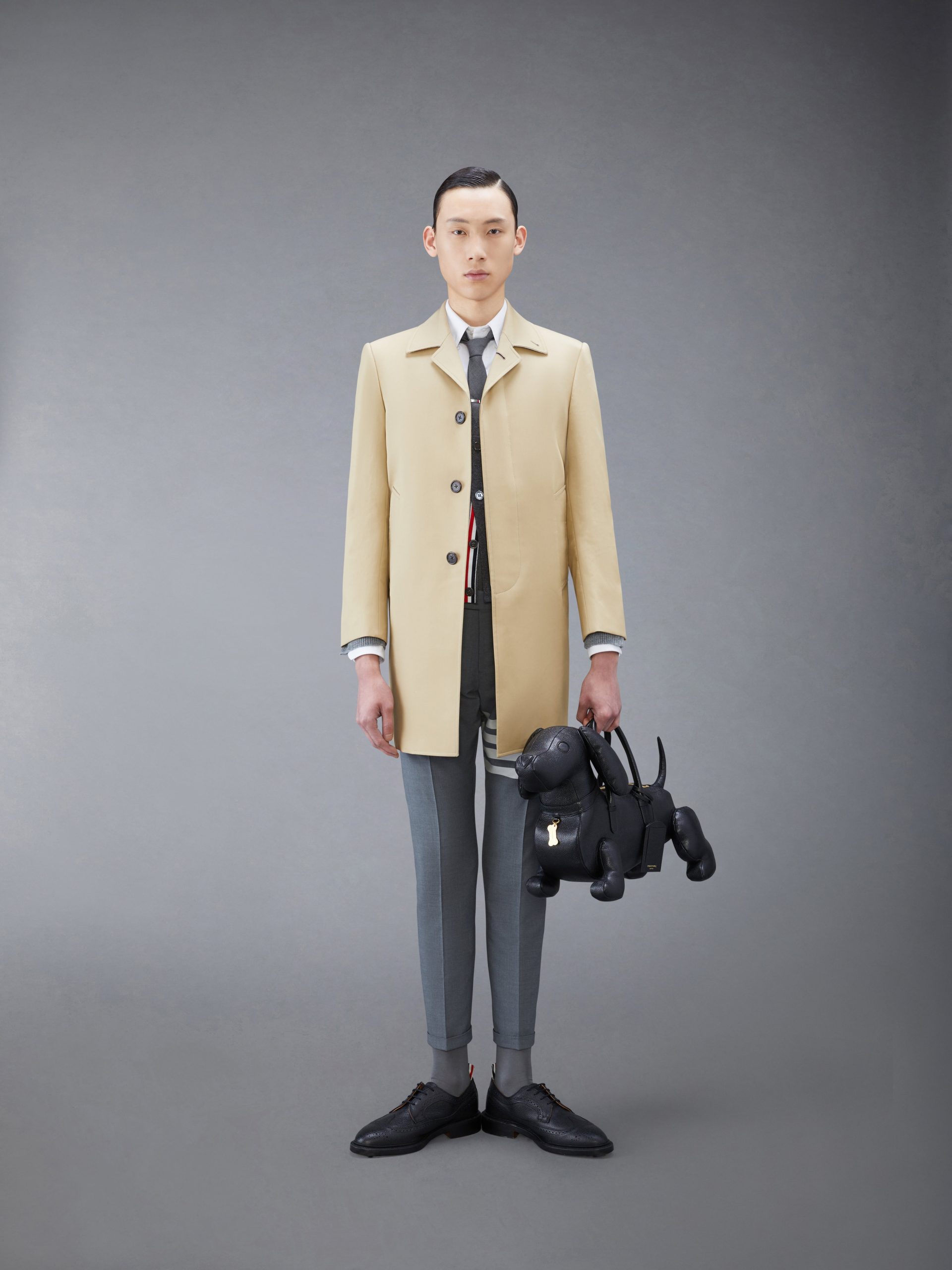 FUNMIX CASHMERE 4-BAR V-neck CARDIGAN - Image 4