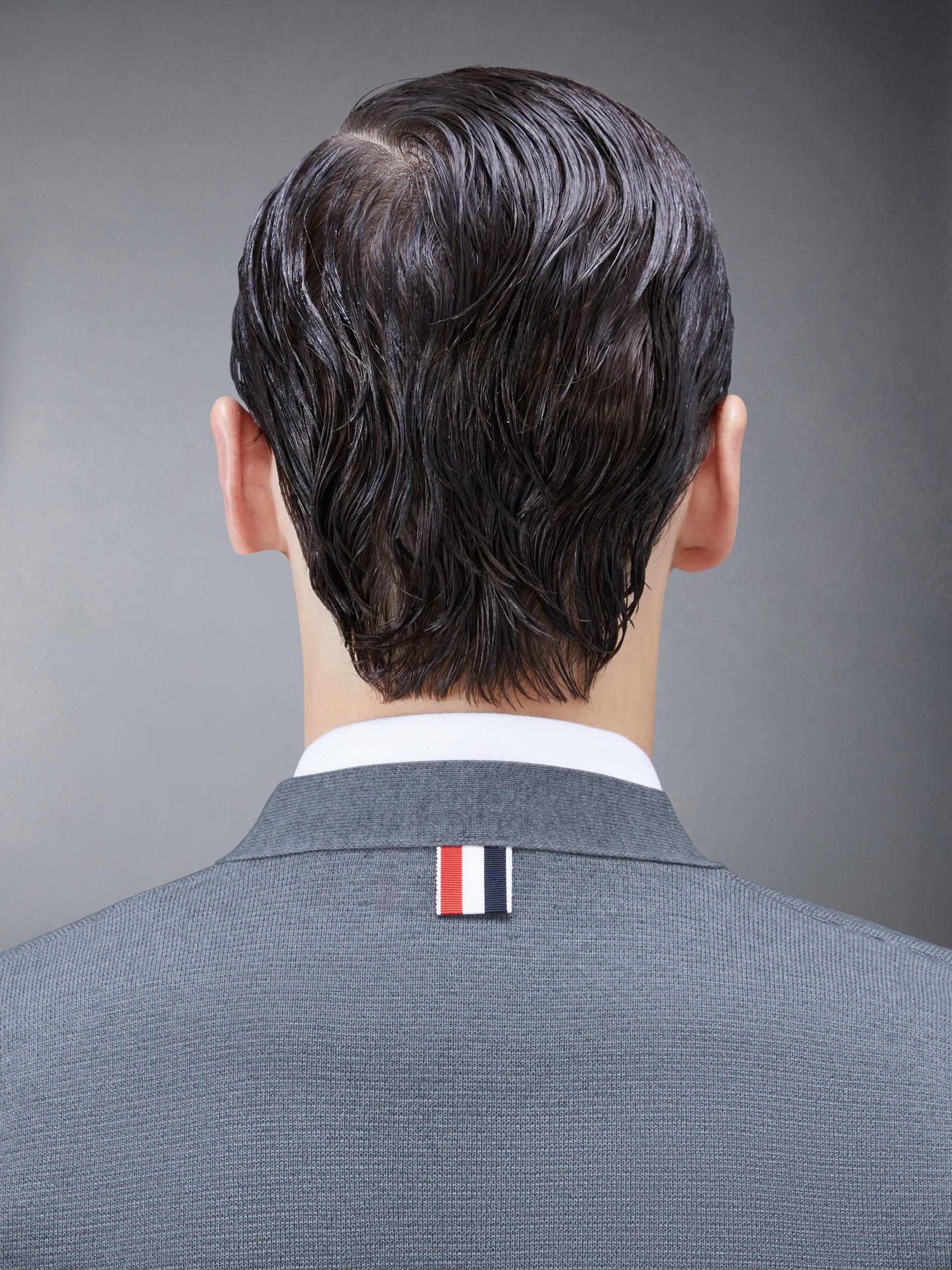 WOOL 4-BAR V-NECK CARDIGAN - Image 5