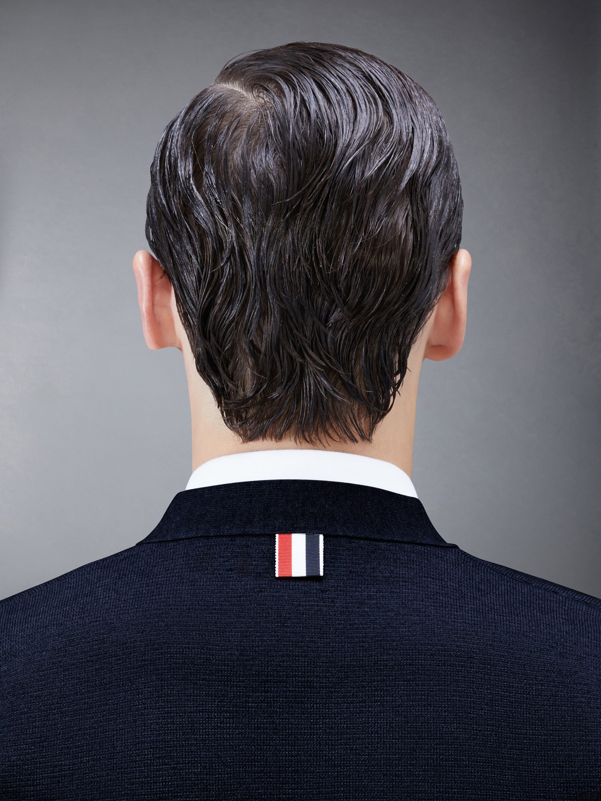 WOOL 4-BAR V-NECK CARDIGAN - Image 5