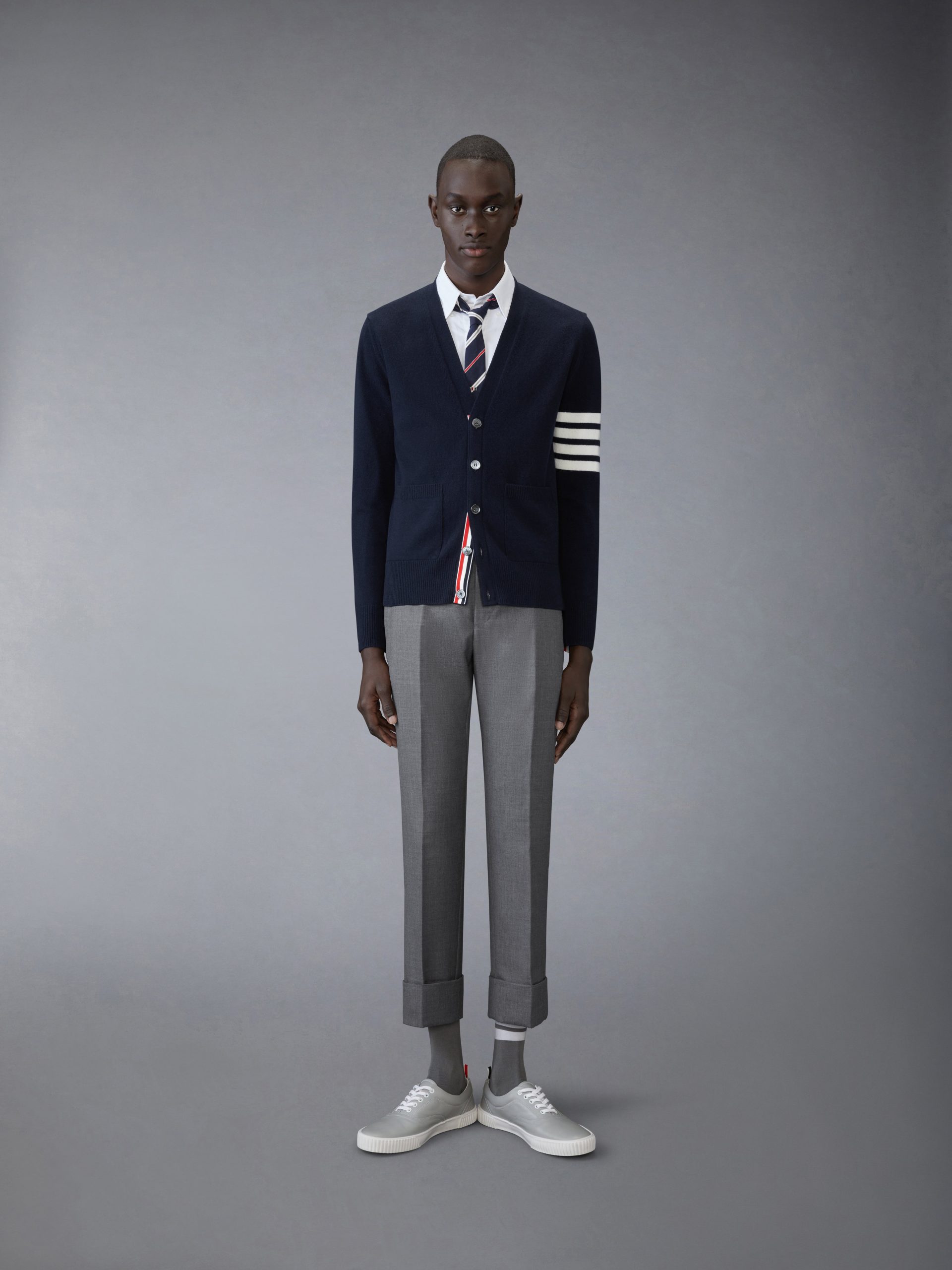 NUTCRACKER MERINO WOOL 4-BAR CARDIGAN - Image 3