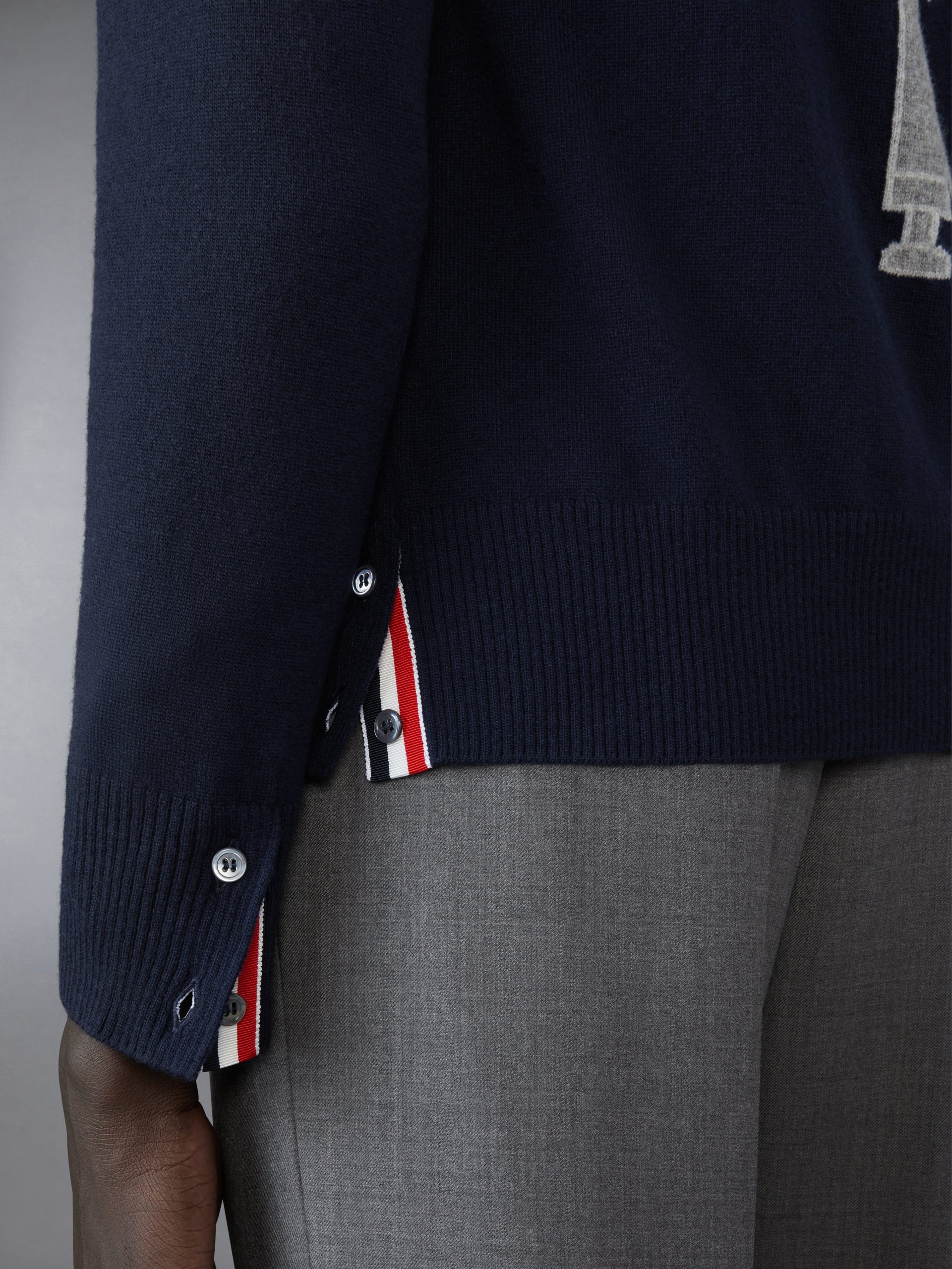 NUTCRACKER MERINO WOOL 4-BAR CARDIGAN - Image 4