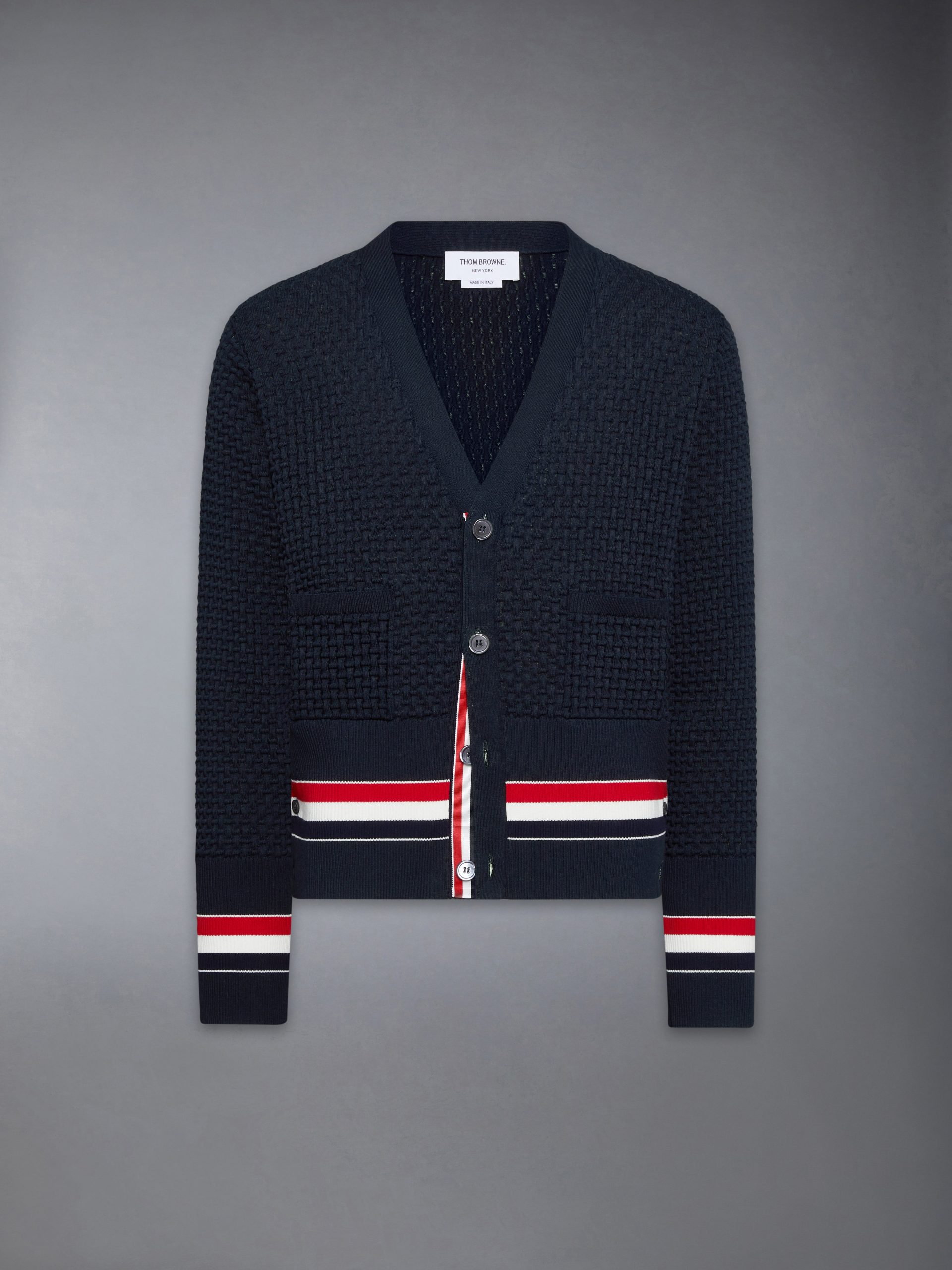 FLOAT RIPPLE STITCH RWB CARDIGAN - Image 6