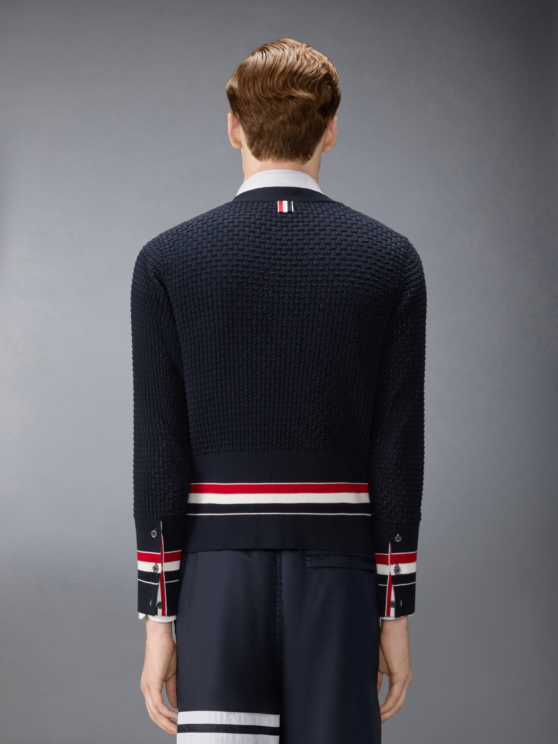 FLOAT RIPPLE STITCH RWB CARDIGAN - Image 2