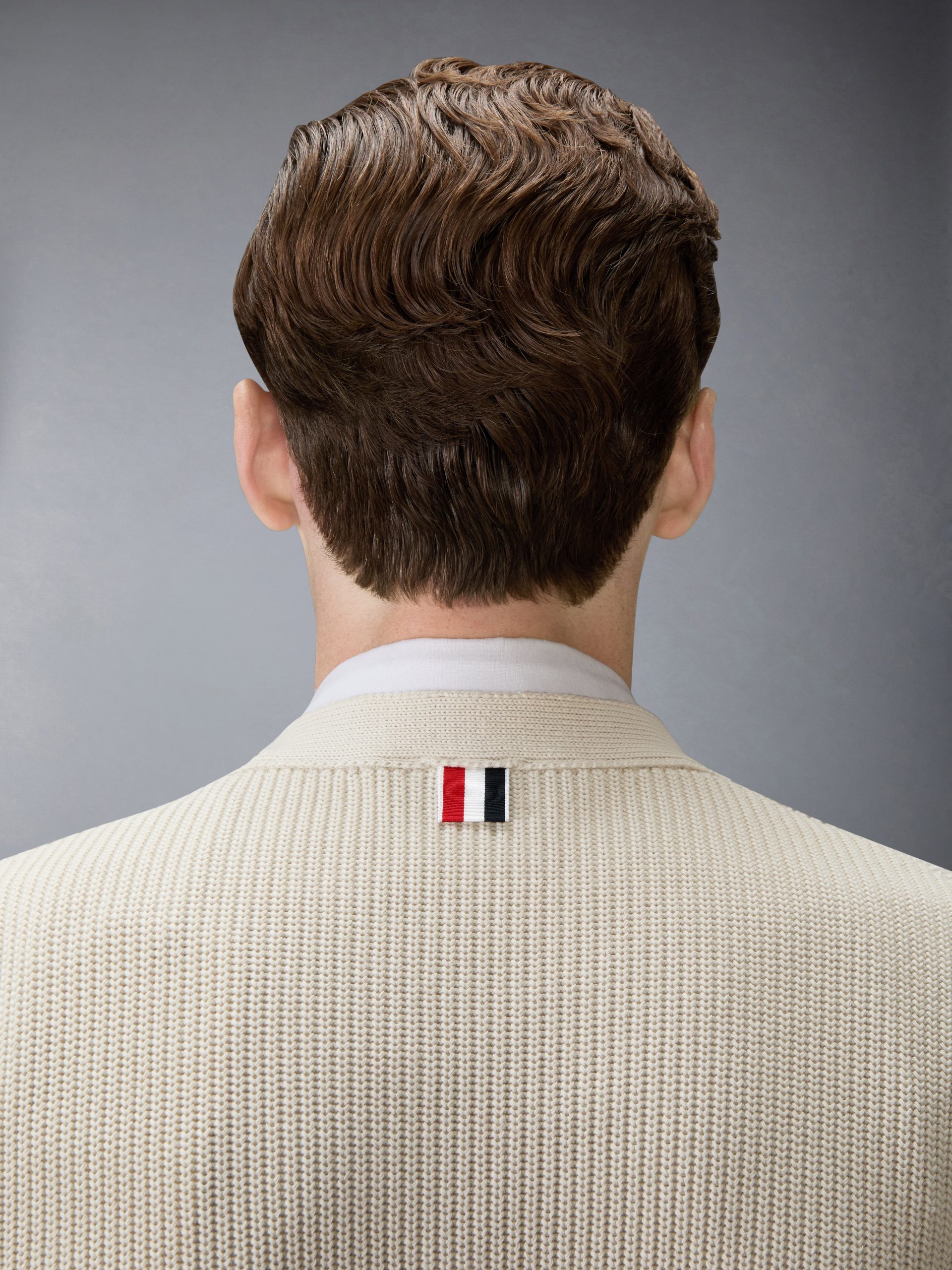 GARMENT DYED 4-BAR CARDIGAN - Image 4