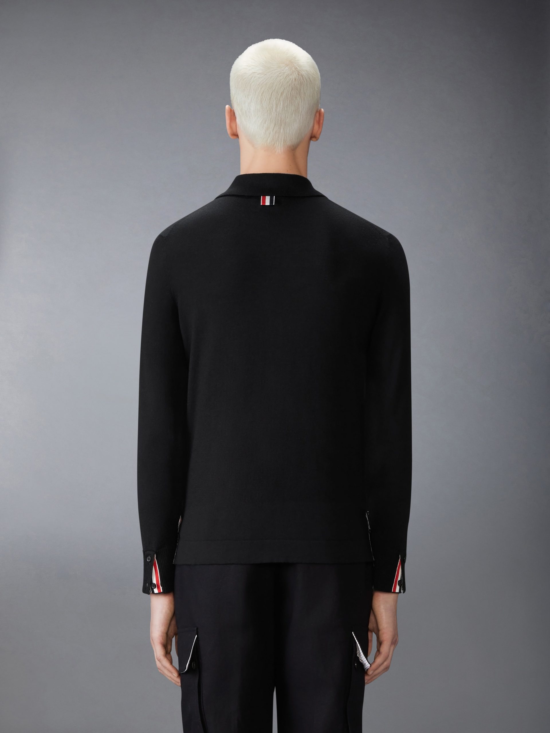 MERINO WOOL JERSEY STITCH LONG SLEEVE SHIRT - Image 2