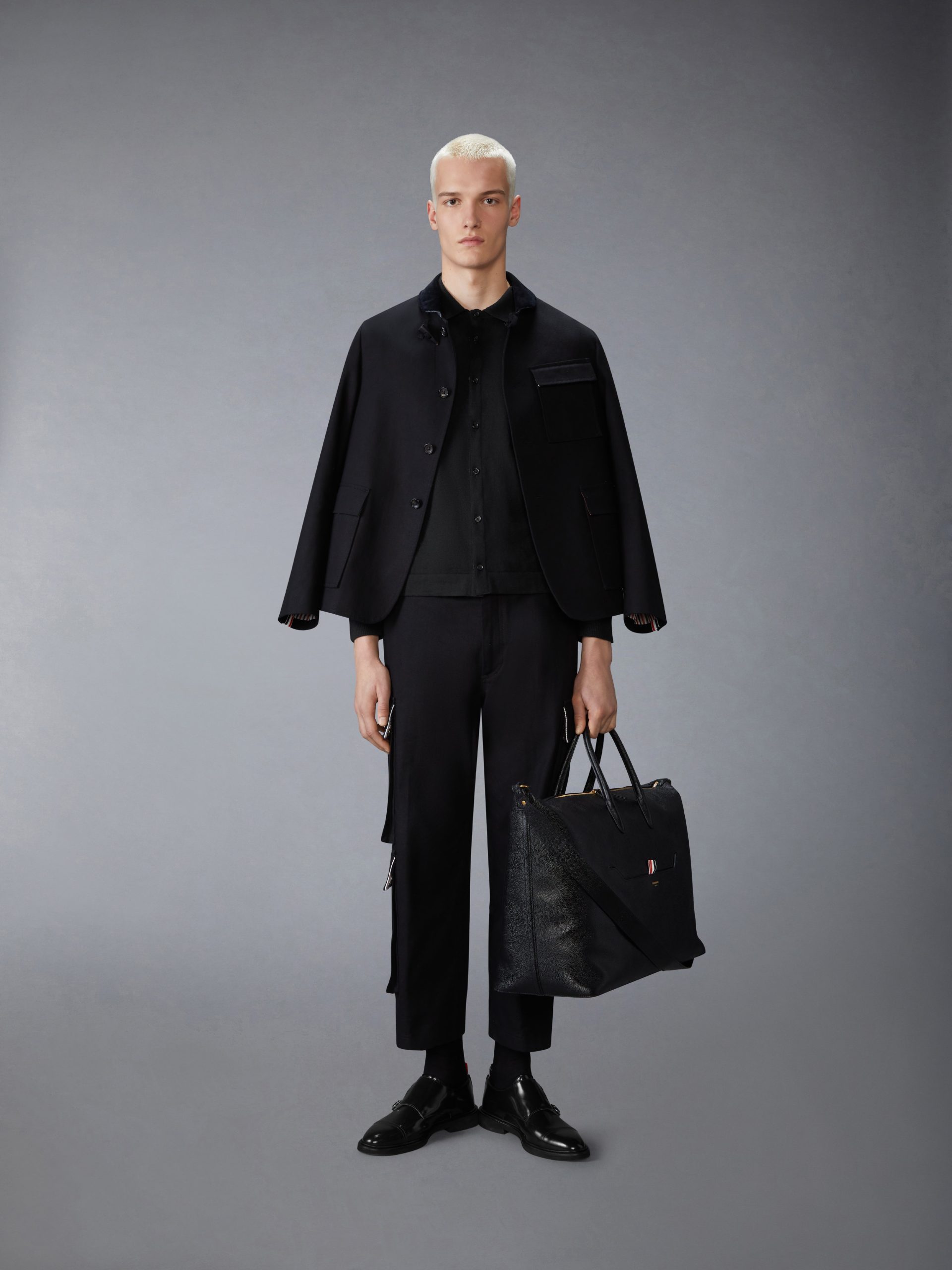 MERINO WOOL JERSEY STITCH LONG SLEEVE SHIRT - Image 3