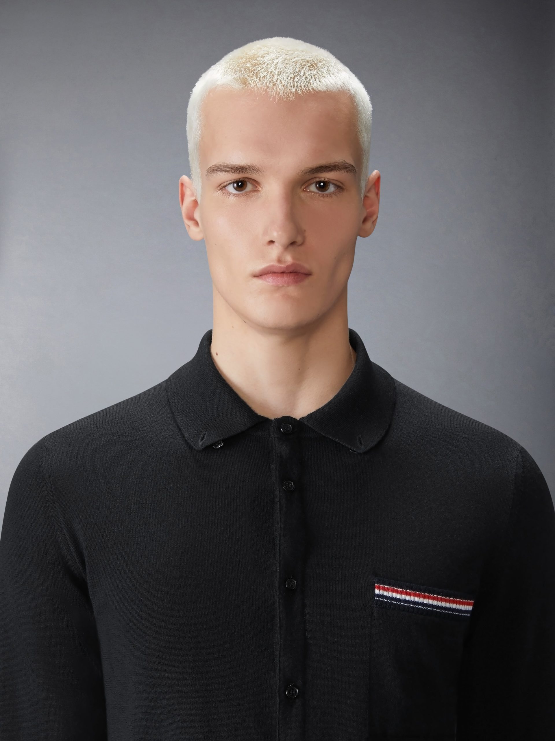 MERINO WOOL JERSEY STITCH LONG SLEEVE SHIRT - Image 5