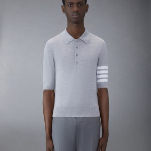 FINE MERINO WOOL 4-BAR POLO