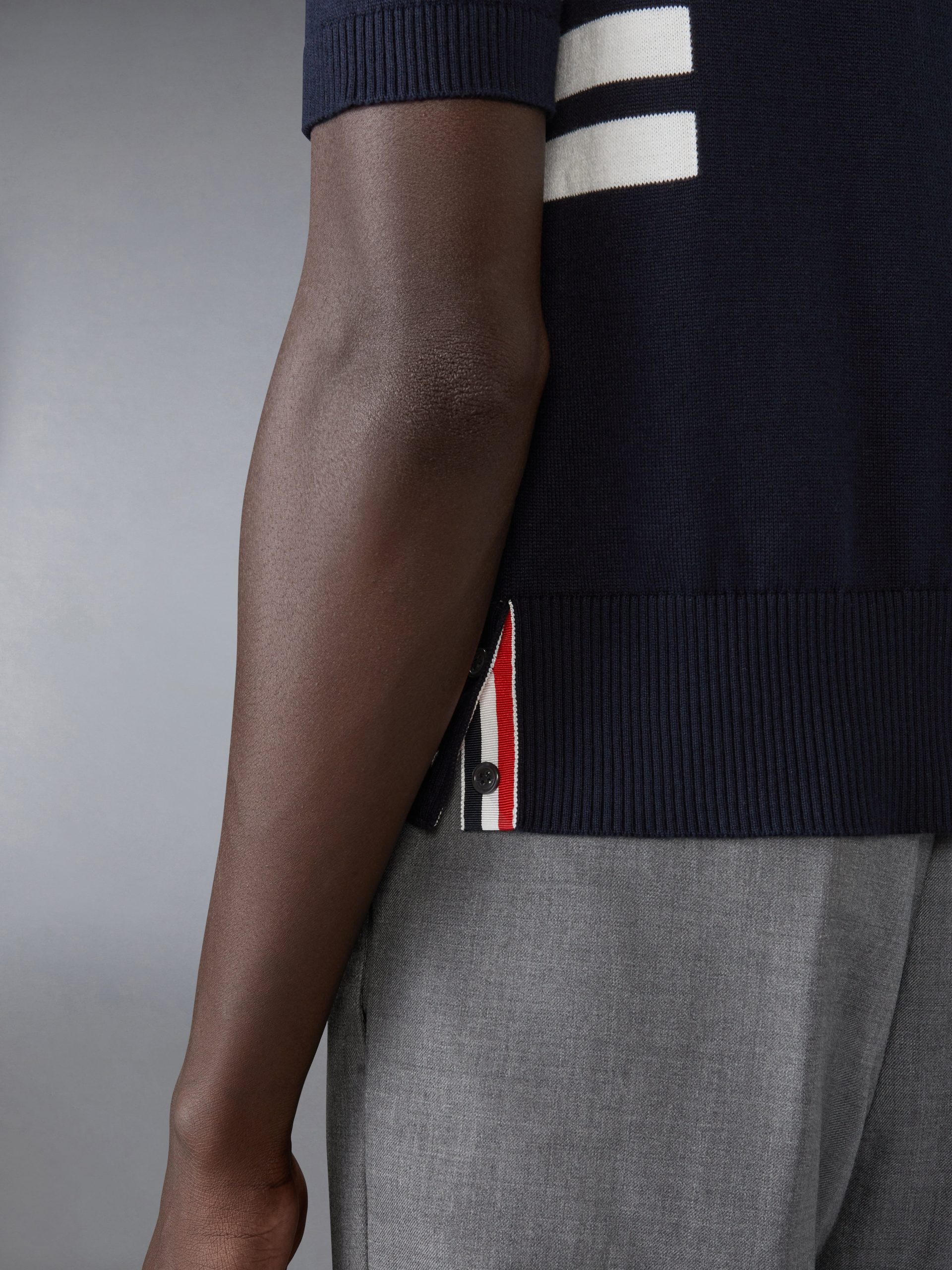 COTTON 4-BAR RELAXED FIT POLO - Image 5