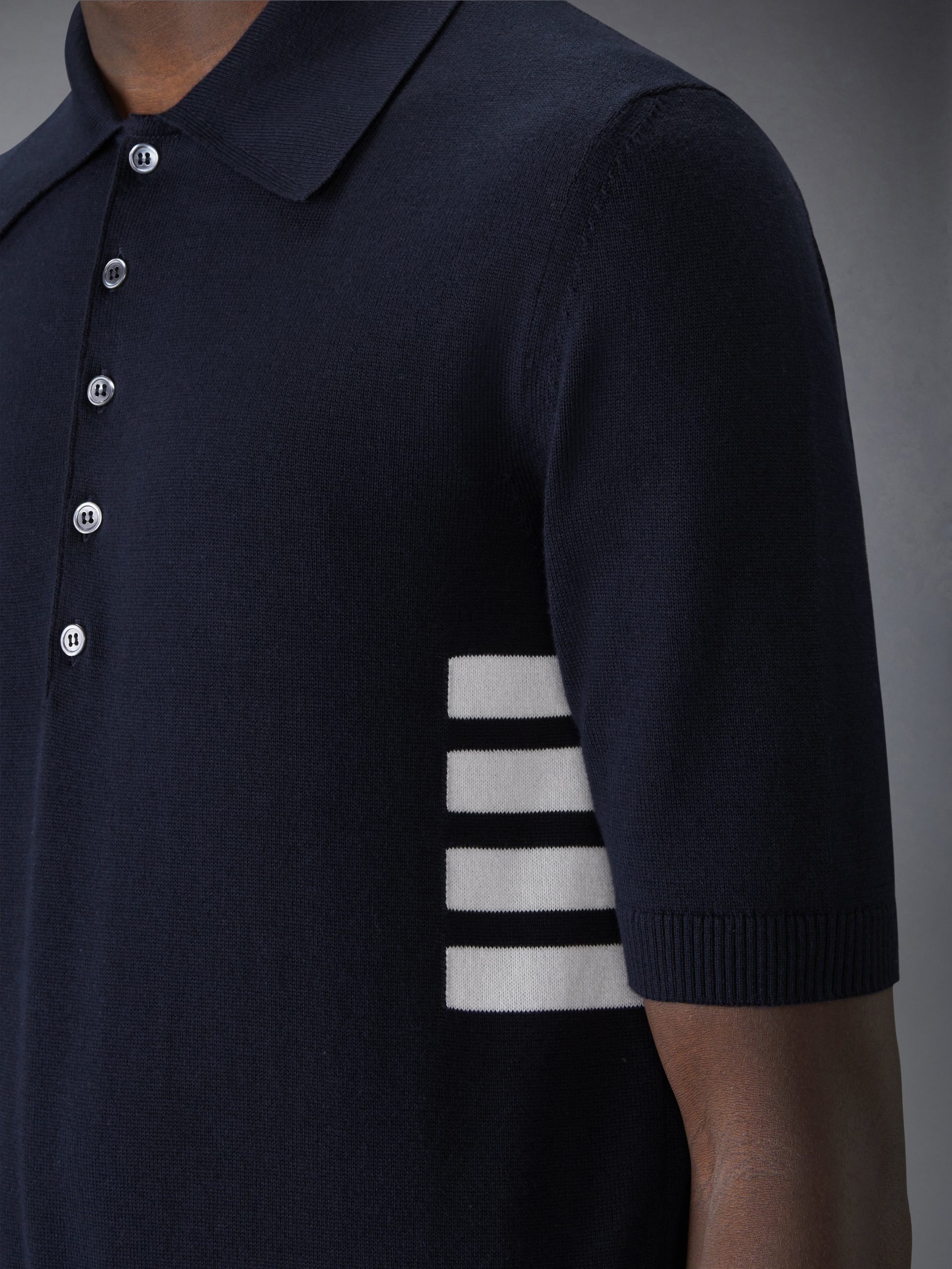 COTTON 4-BAR RELAXED FIT POLO - Image 6
