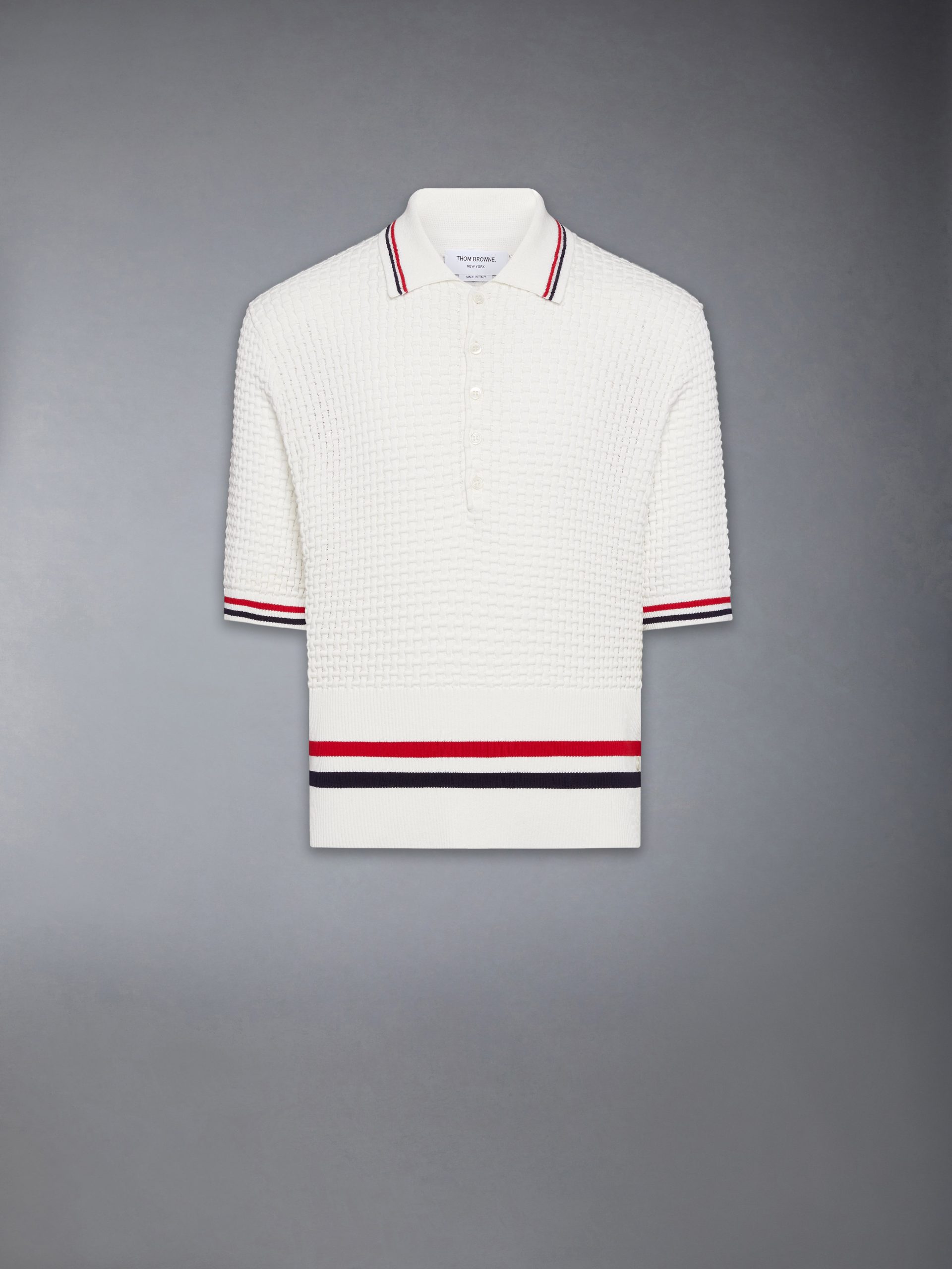 FLOAT RIPPLE STITCH RWB STRIPE POLO - Image 6