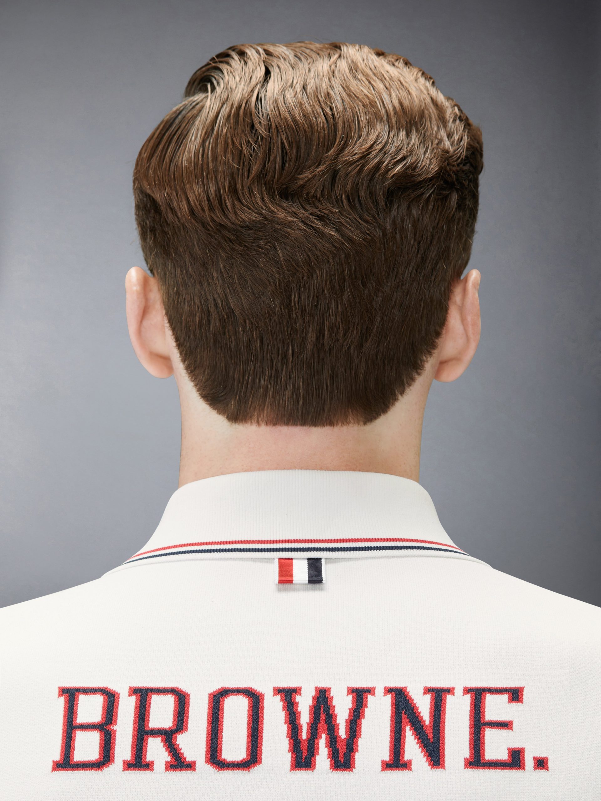 BROWNE 65 INTARSIA ZIP POLO - Image 5