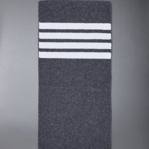 CASHMERE RIB 4-BAR SCARF