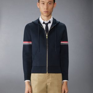 COTTON MILANO ARMBAND HOODIE