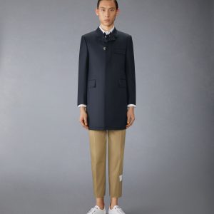 SUPER 120s TWILL CHESTERFIELD OVERCOAT