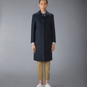 MELTON CLASSIC BAL COLLAR OVERCOAT