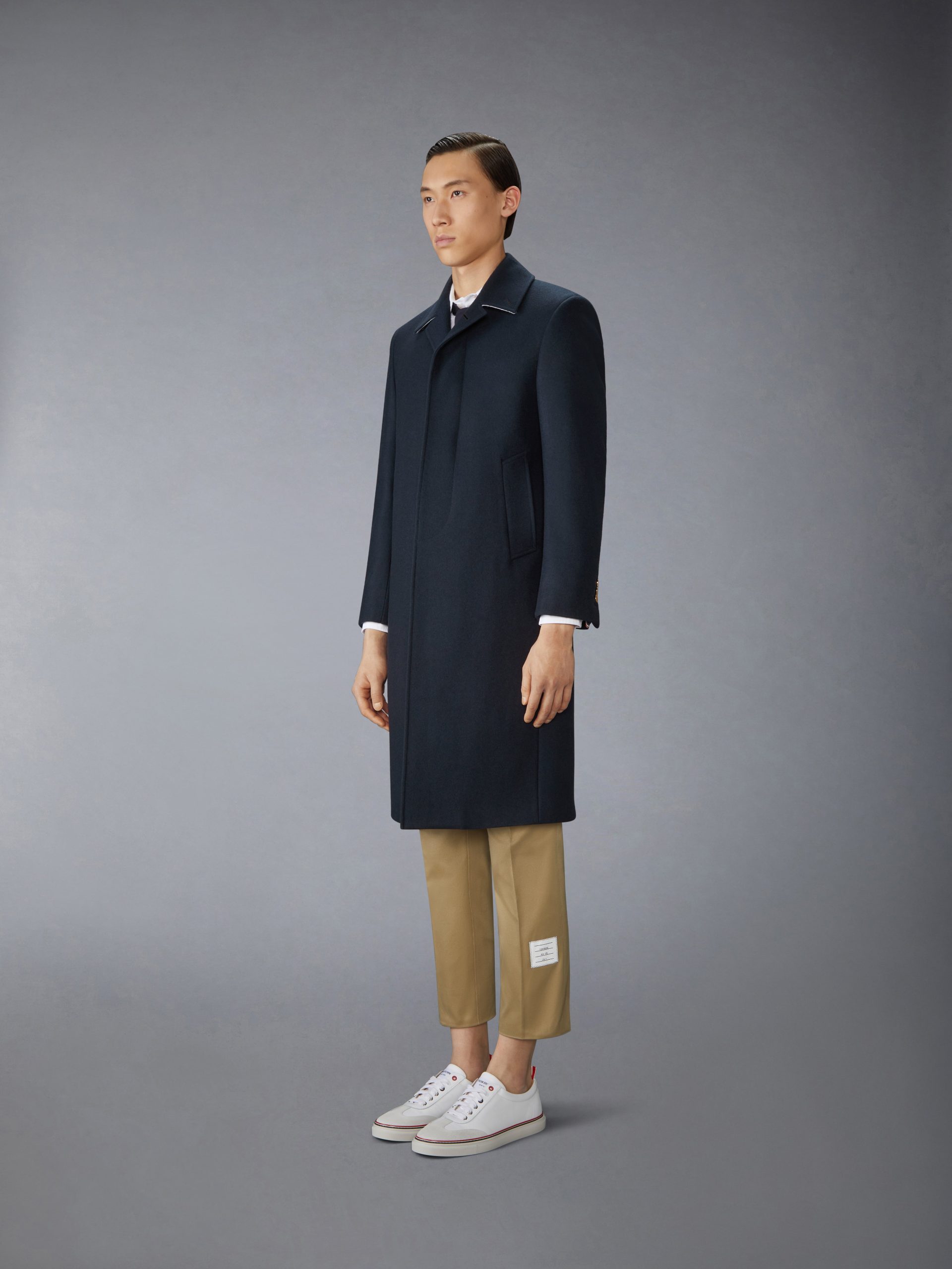MELTON CLASSIC BAL COLLAR OVERCOAT - Image 2