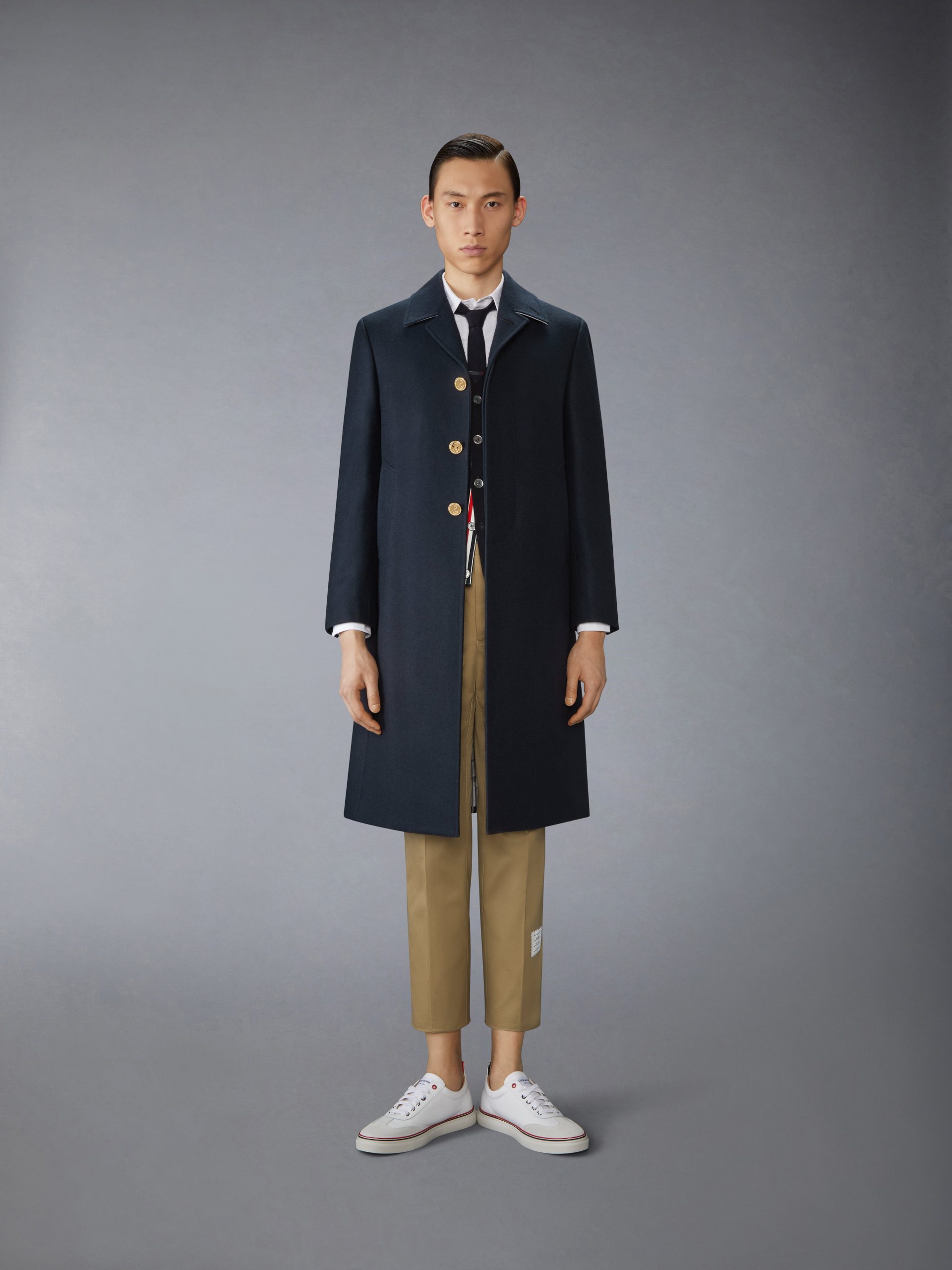 MELTON CLASSIC BAL COLLAR OVERCOAT - Image 4
