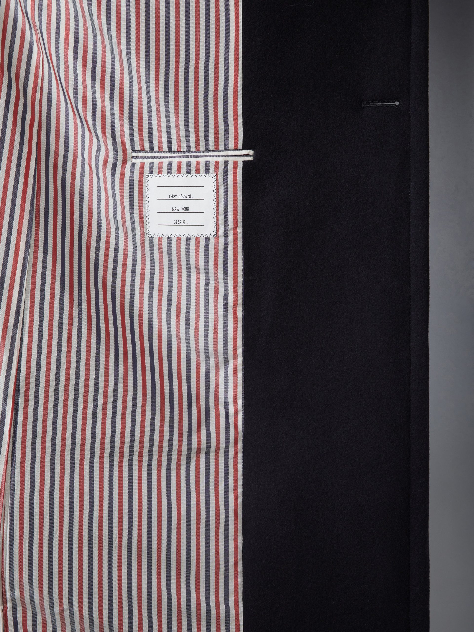 KNIT SHAWL COLLAR MELTON OVERCOAT - Image 5