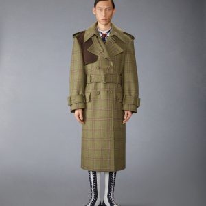 HUNTING TWEED OVERSIZED TRENCH