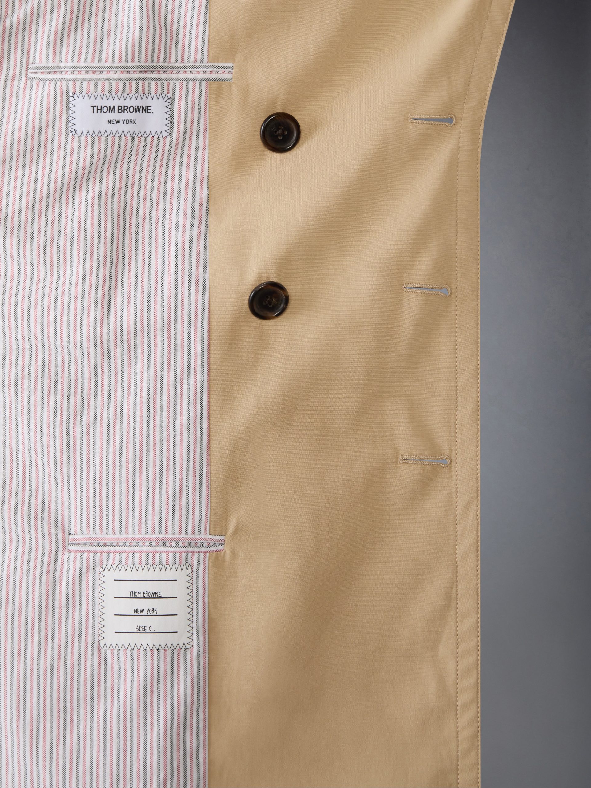 OVERSIZED COTTON SUITING TRENCH COAT - Image 5