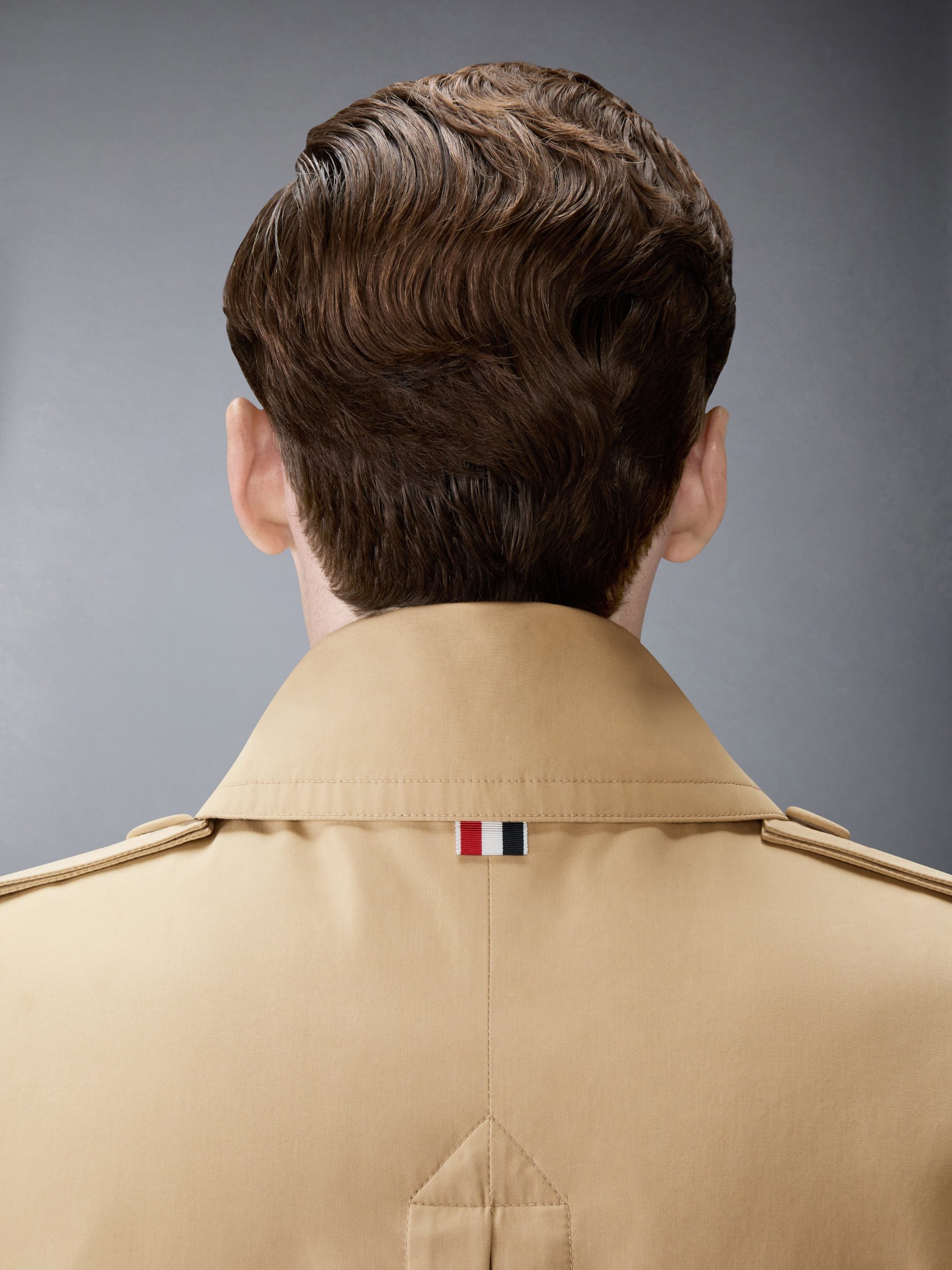 OVERSIZED COTTON SUITING TRENCH COAT - Image 6