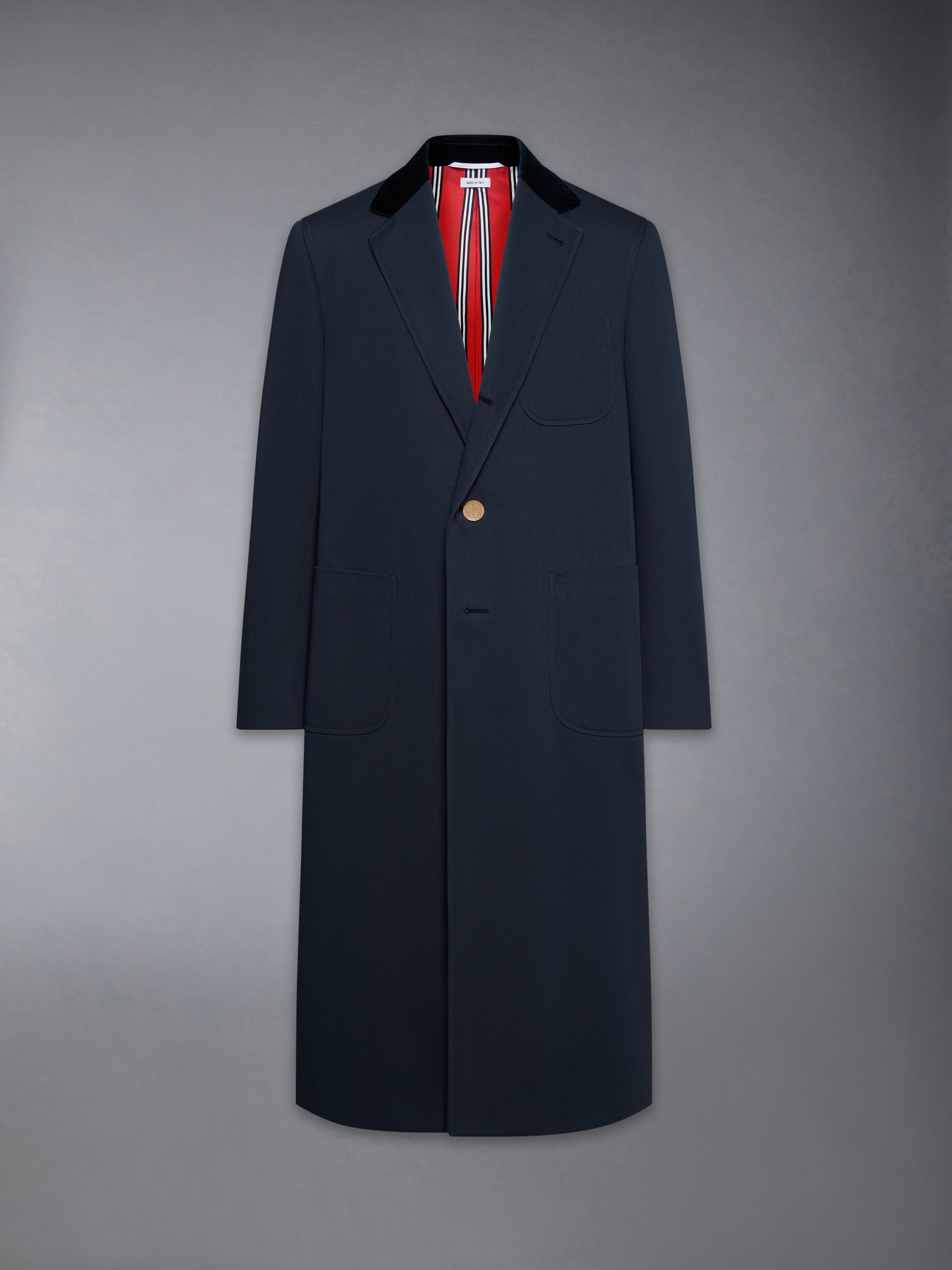 GABARDINE ELONGATED OVERCOAT - Image 7