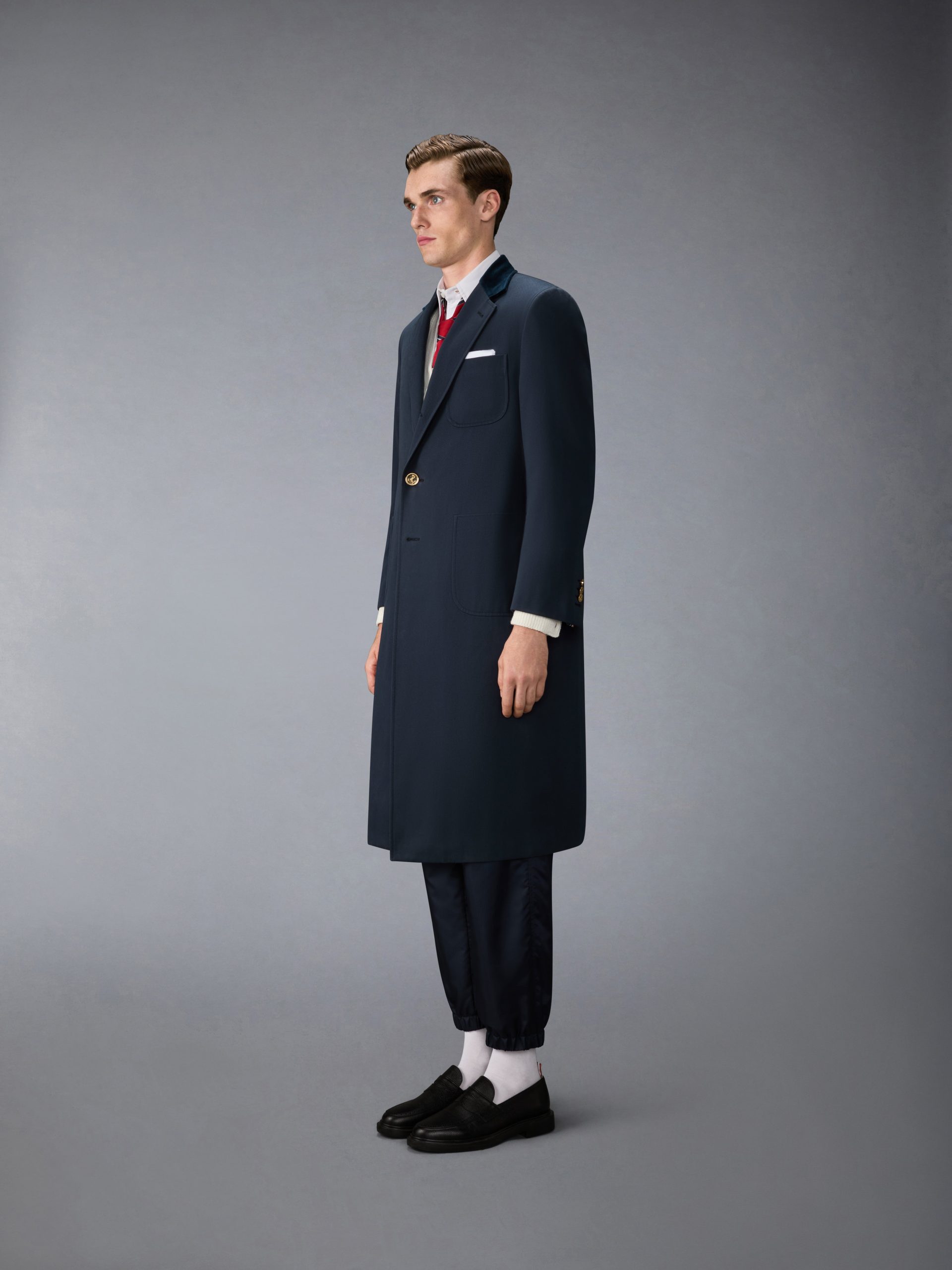 GABARDINE ELONGATED OVERCOAT - Image 2