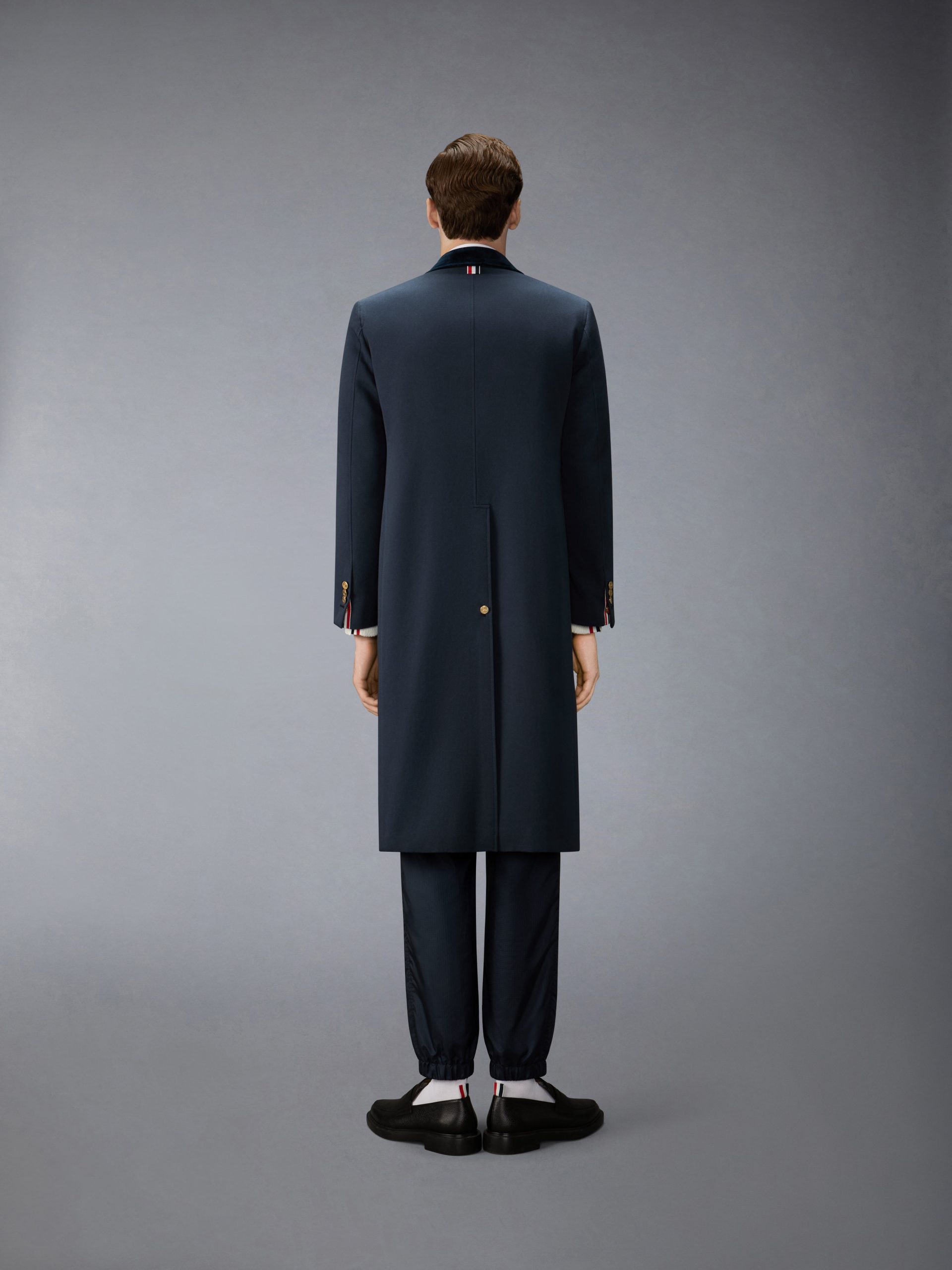 GABARDINE ELONGATED OVERCOAT - Image 3