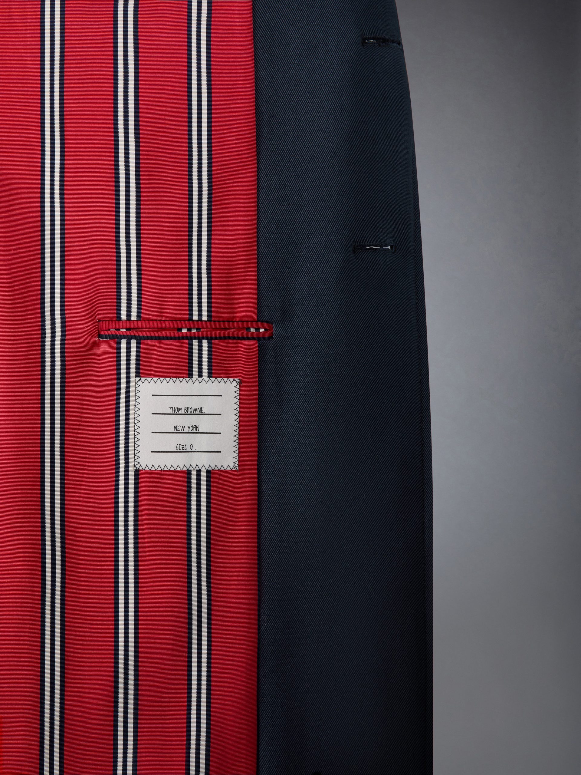 GABARDINE ELONGATED OVERCOAT - Image 5