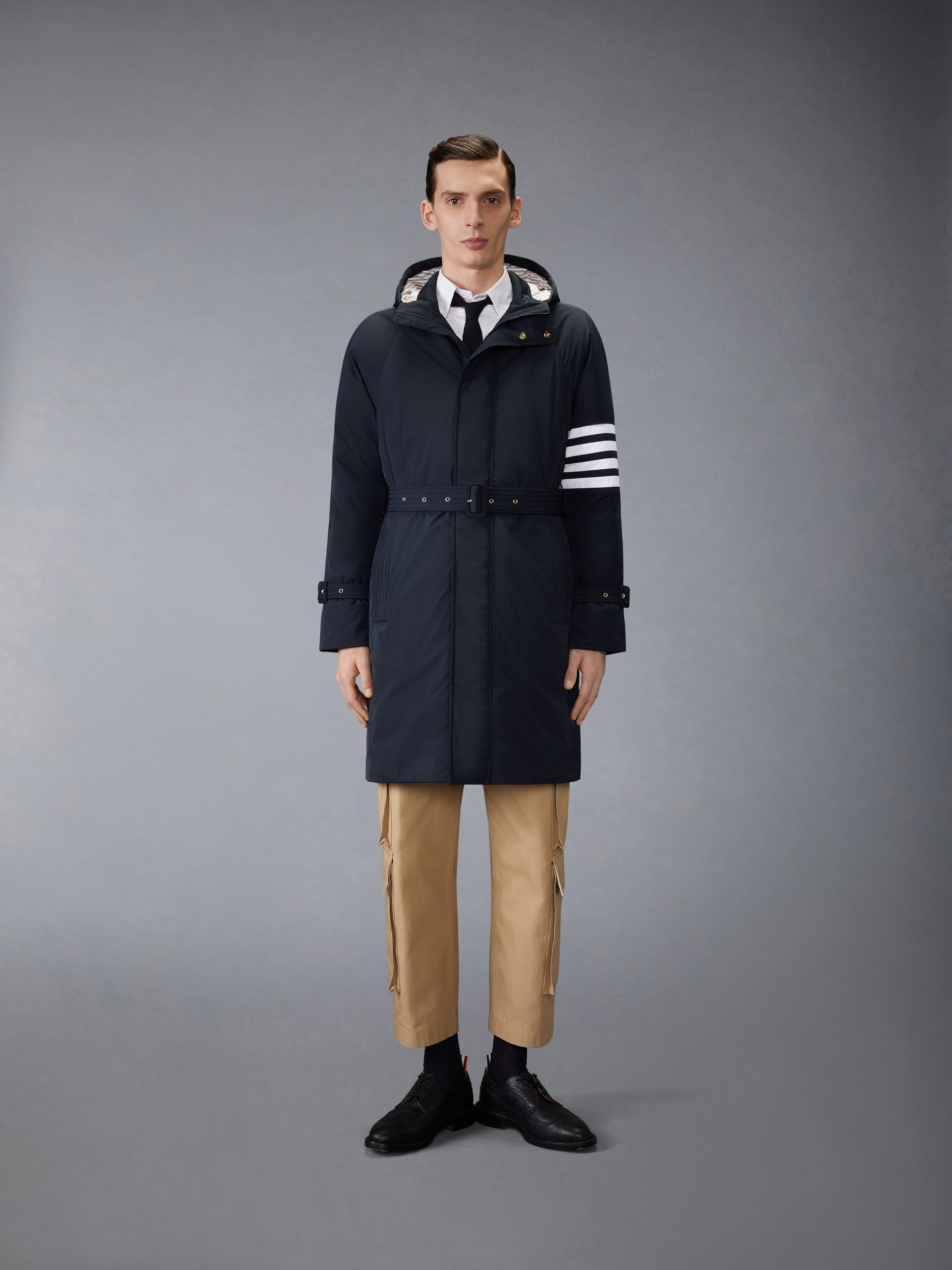 POLY TWILL 4-BAR DOWN FILLED PARKA