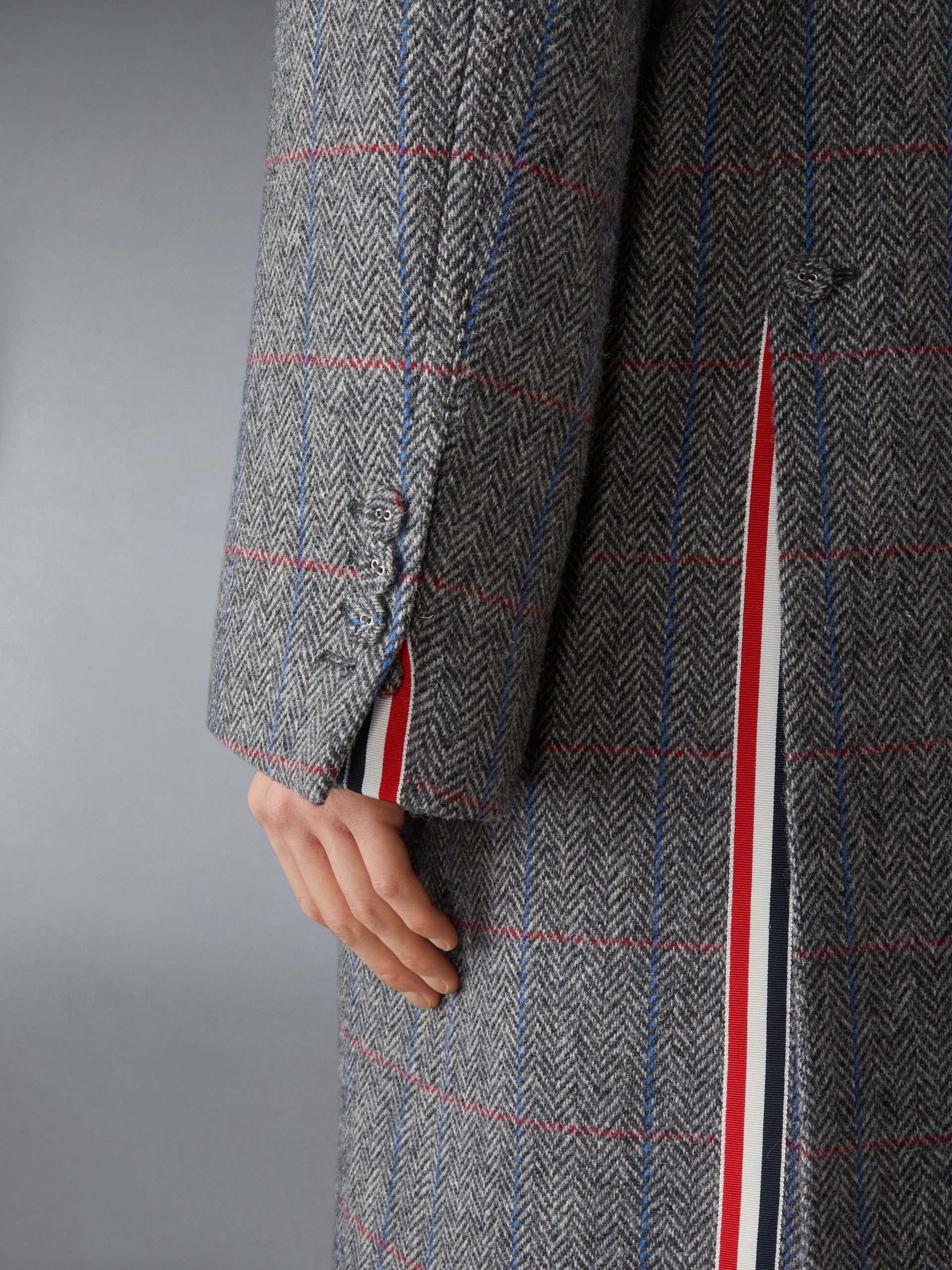 HUNTING TWEED OVERSIZED PEACOAT - Image 7