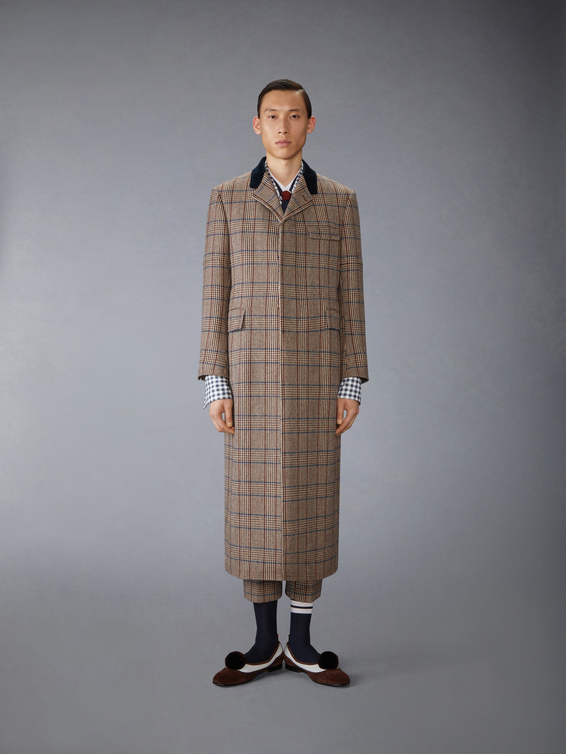 HUNTING TWEED CHESTERFIELD COAT