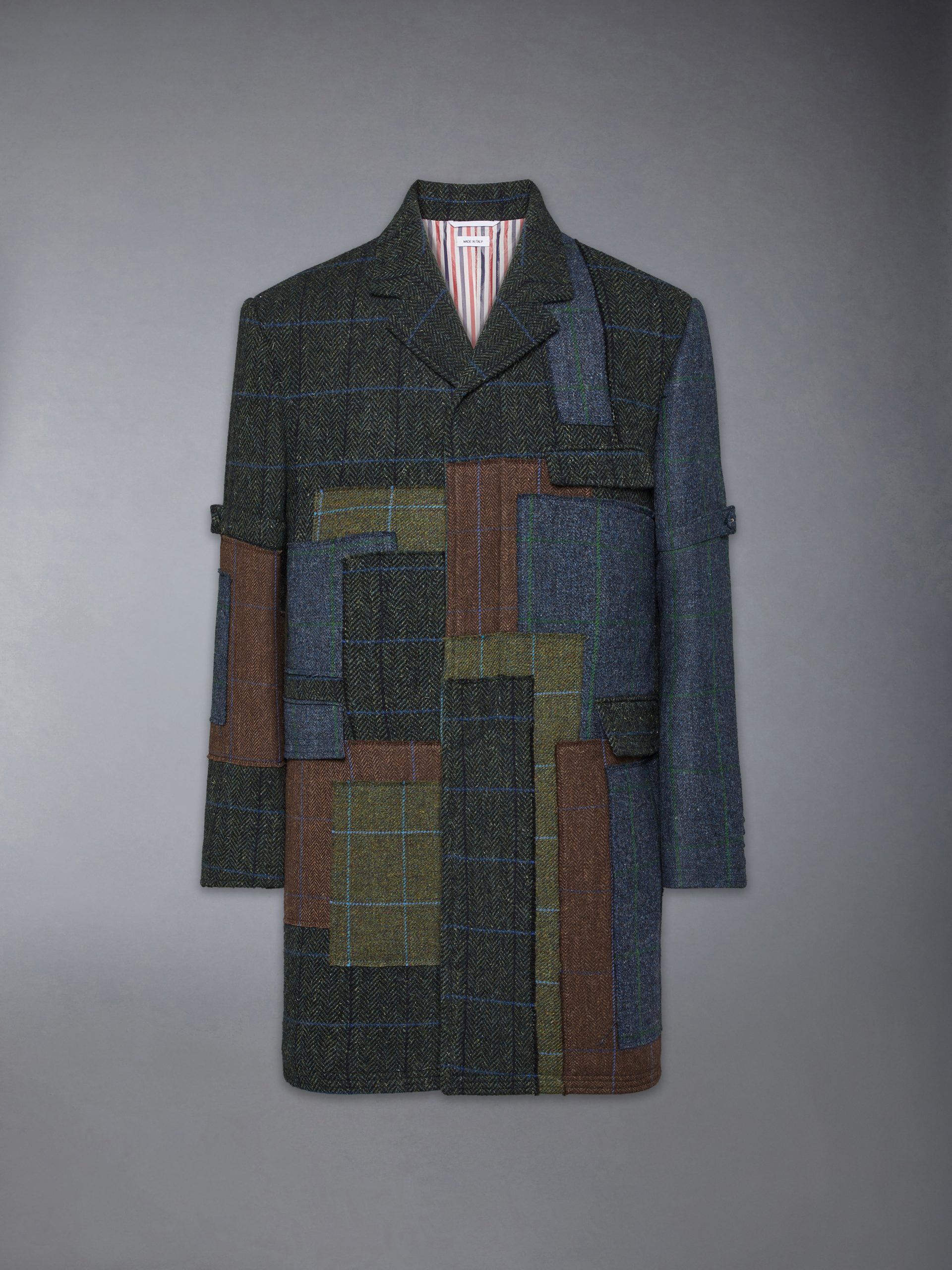 HUNTING TWEED CHESTERFIELD ARMBAND JACKET - Image 6