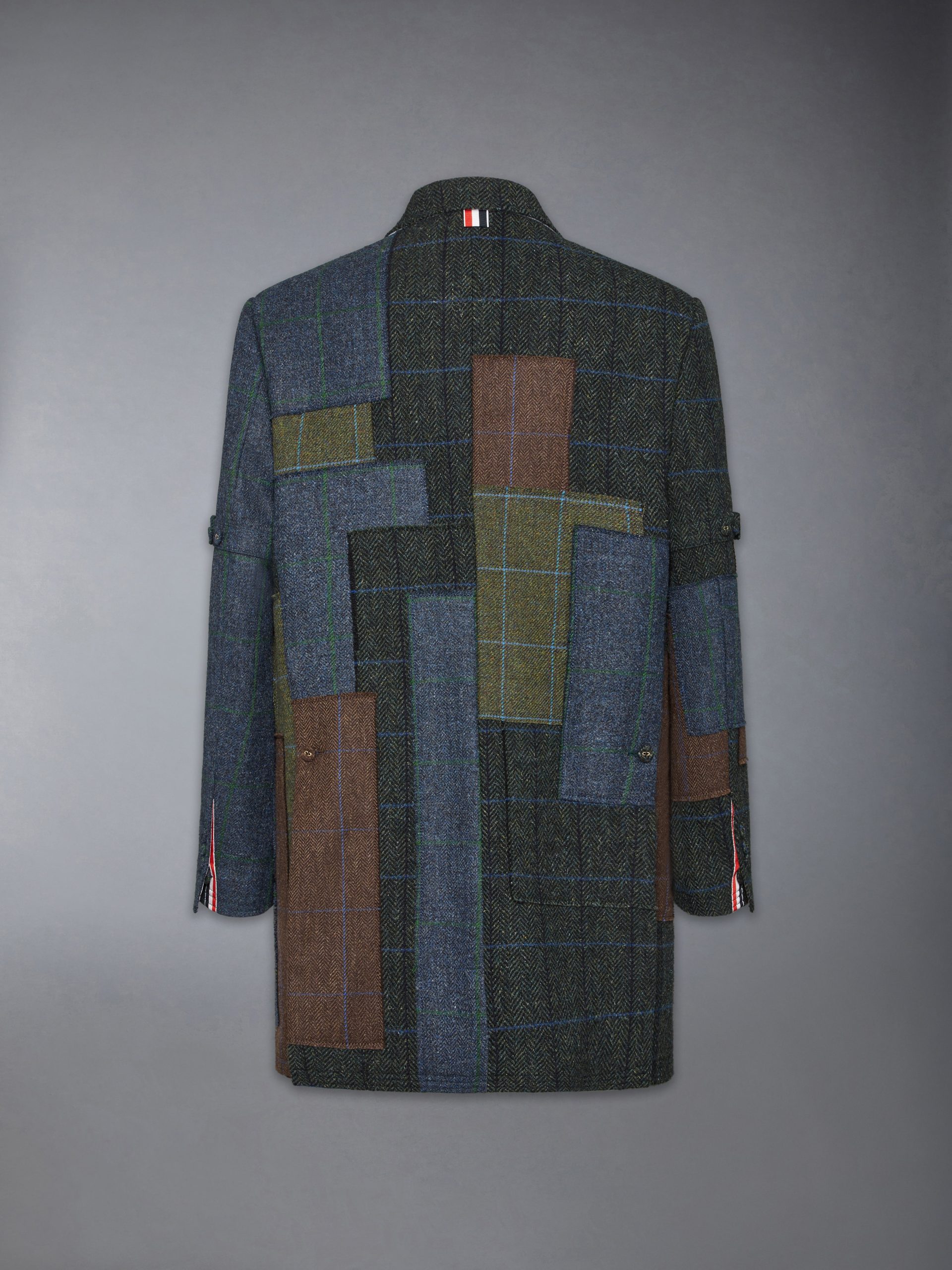 HUNTING TWEED CHESTERFIELD ARMBAND JACKET - Image 7