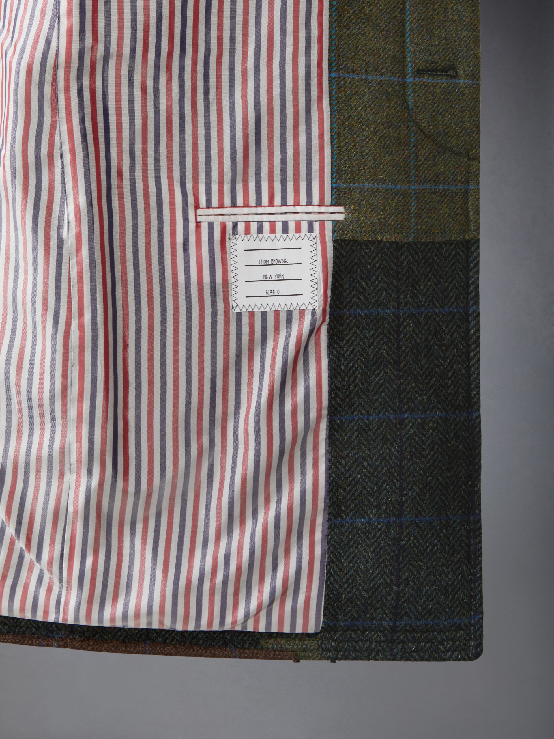 HUNTING TWEED CHESTERFIELD ARMBAND JACKET - Image 5