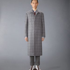 BROWNE 65 ARMBAND BAL COLLAR COAT