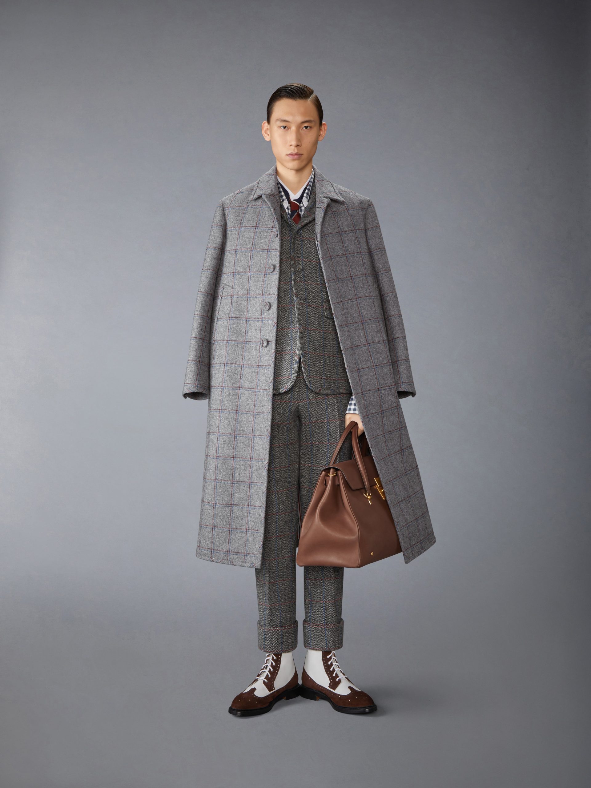 BROWNE 65 ARMBAND BAL COLLAR COAT - Image 4