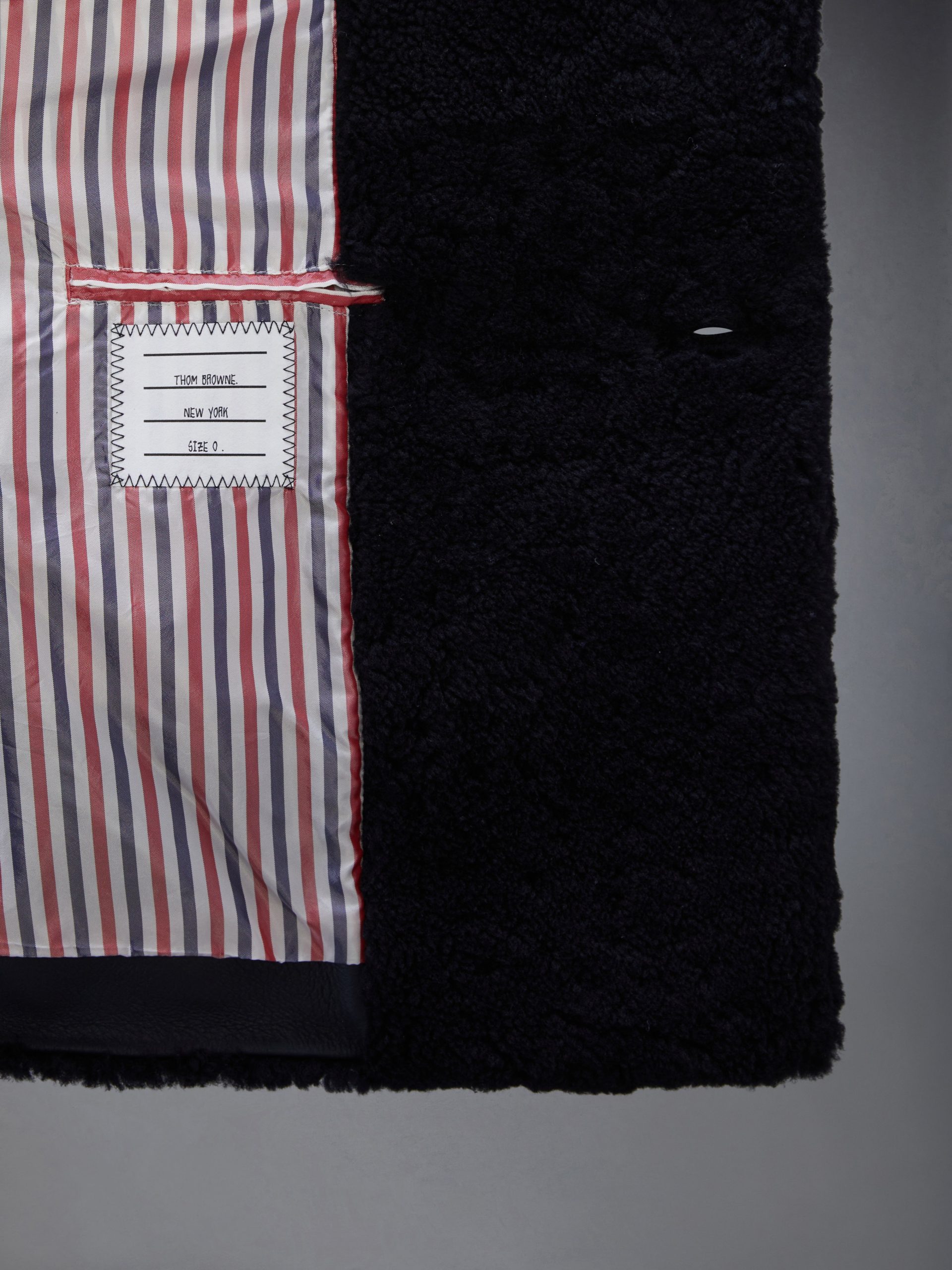 SHEARLING 4-BAR UNCONSTRUCTED PEACOAT - Image 6