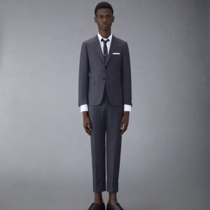 CLASSIC TWILL SUIT AND TIE