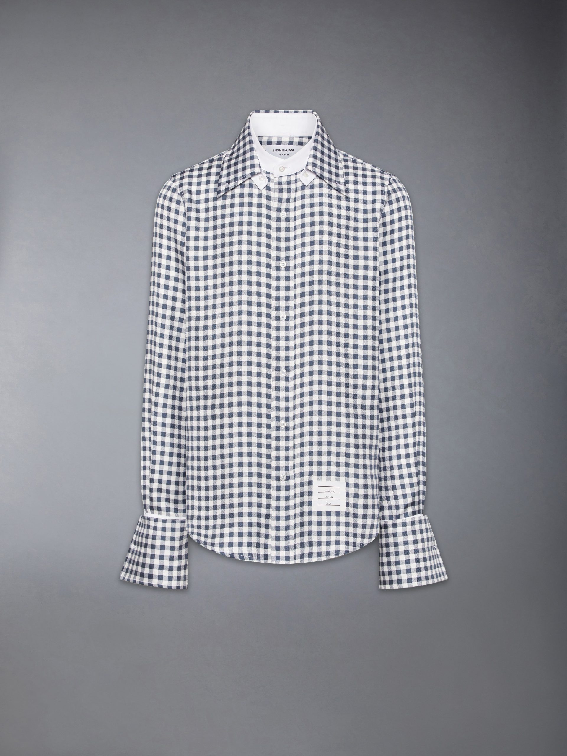 SILK TWILL GINGHAM SHIRT - Image 8