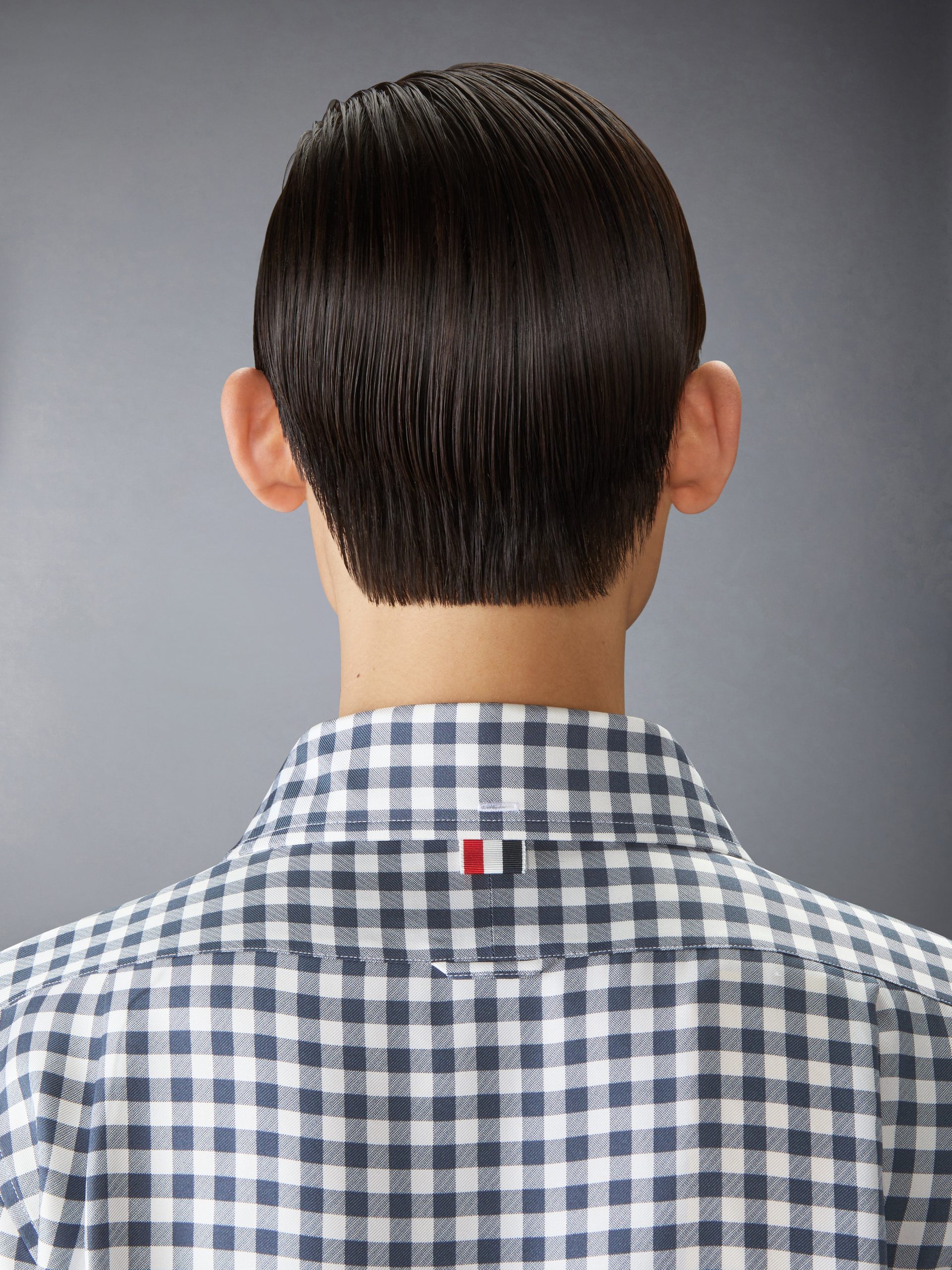 SILK TWILL GINGHAM SHIRT - Image 7
