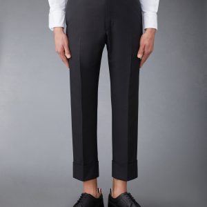 CLASSIC TWILL BACKSTRAP TROUSERS