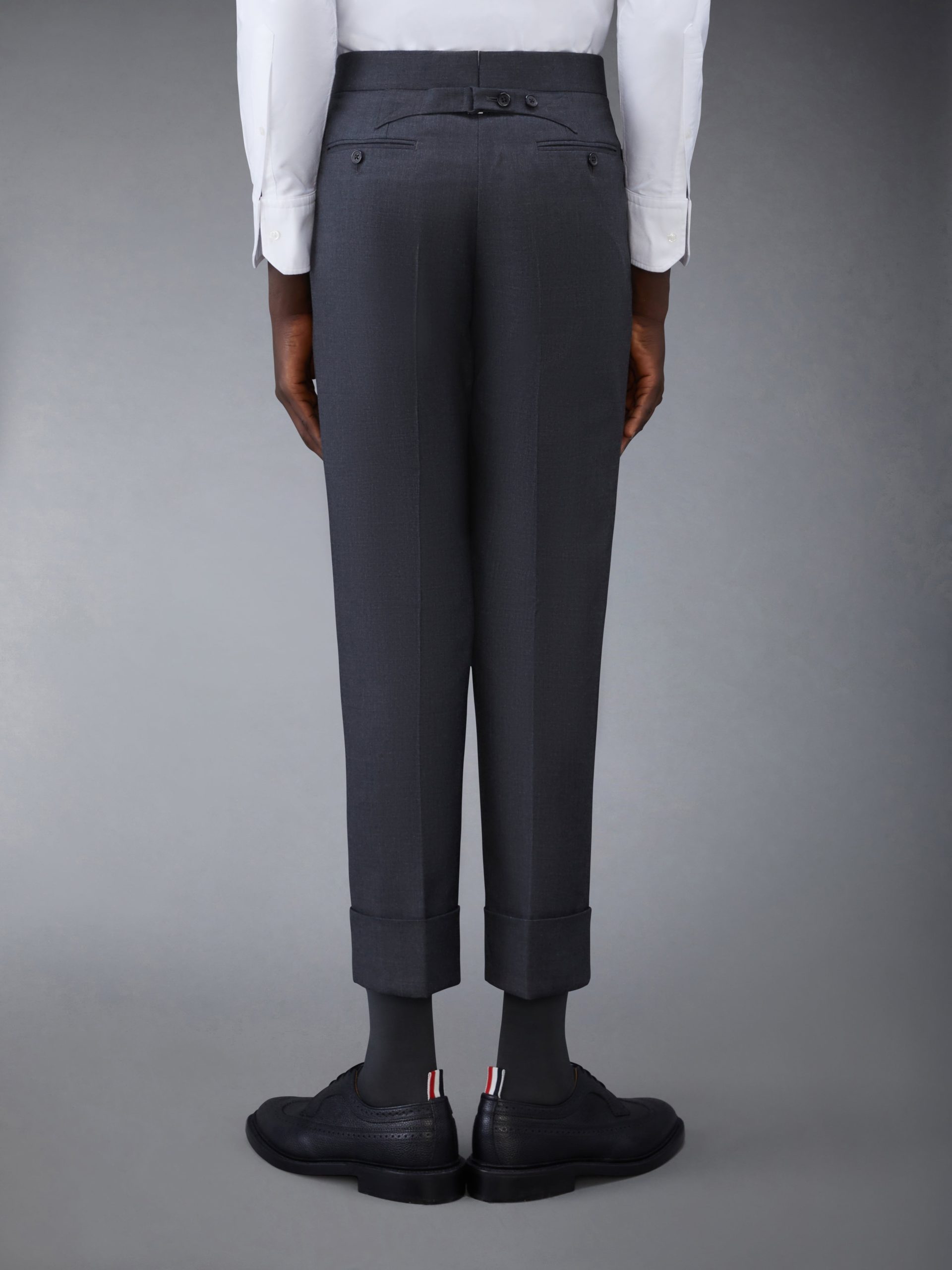 CLASSIC TWILL BACKSTRAP TROUSERS - Image 2