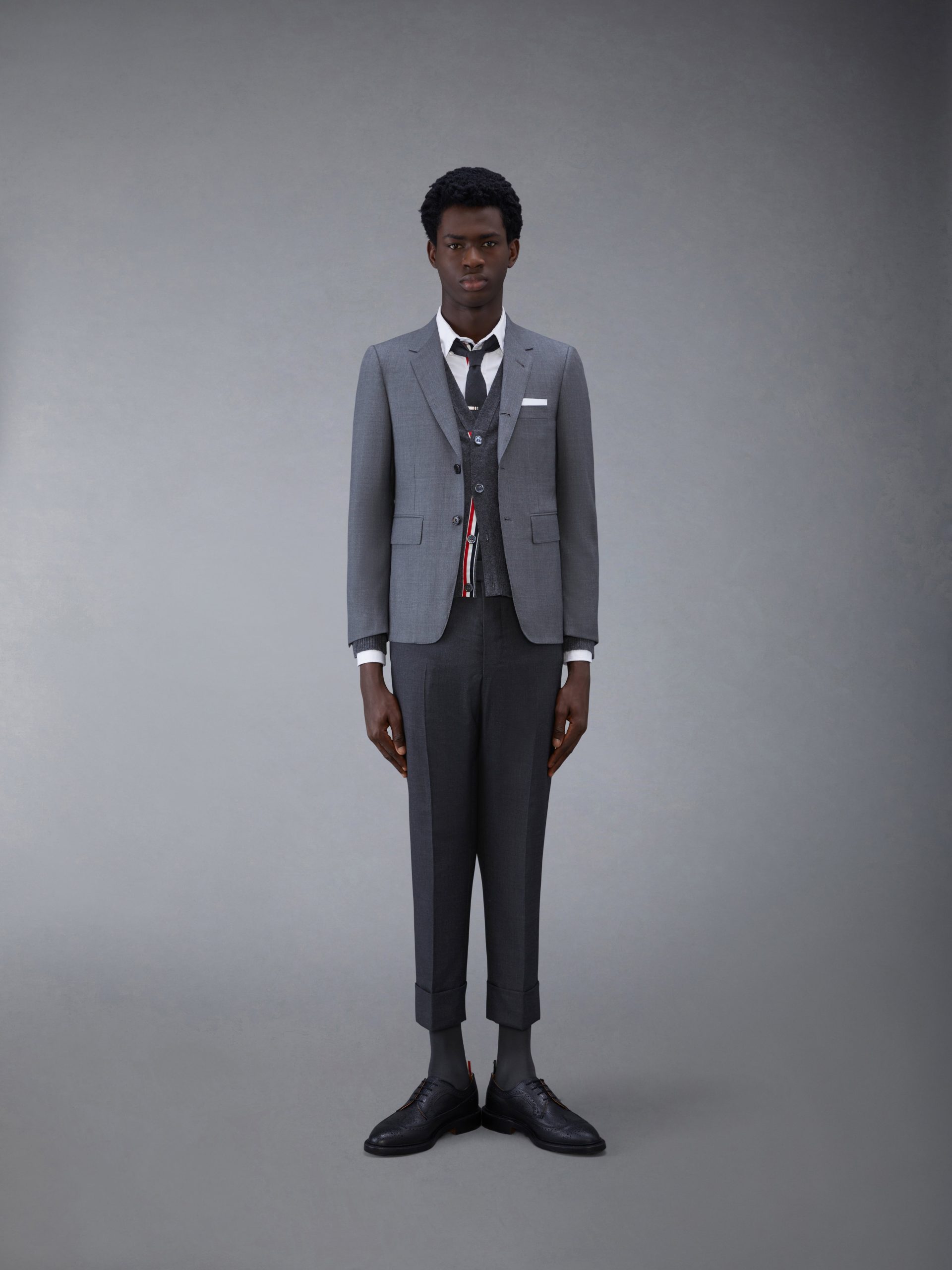 CLASSIC TWILL BACKSTRAP TROUSERS - Image 3