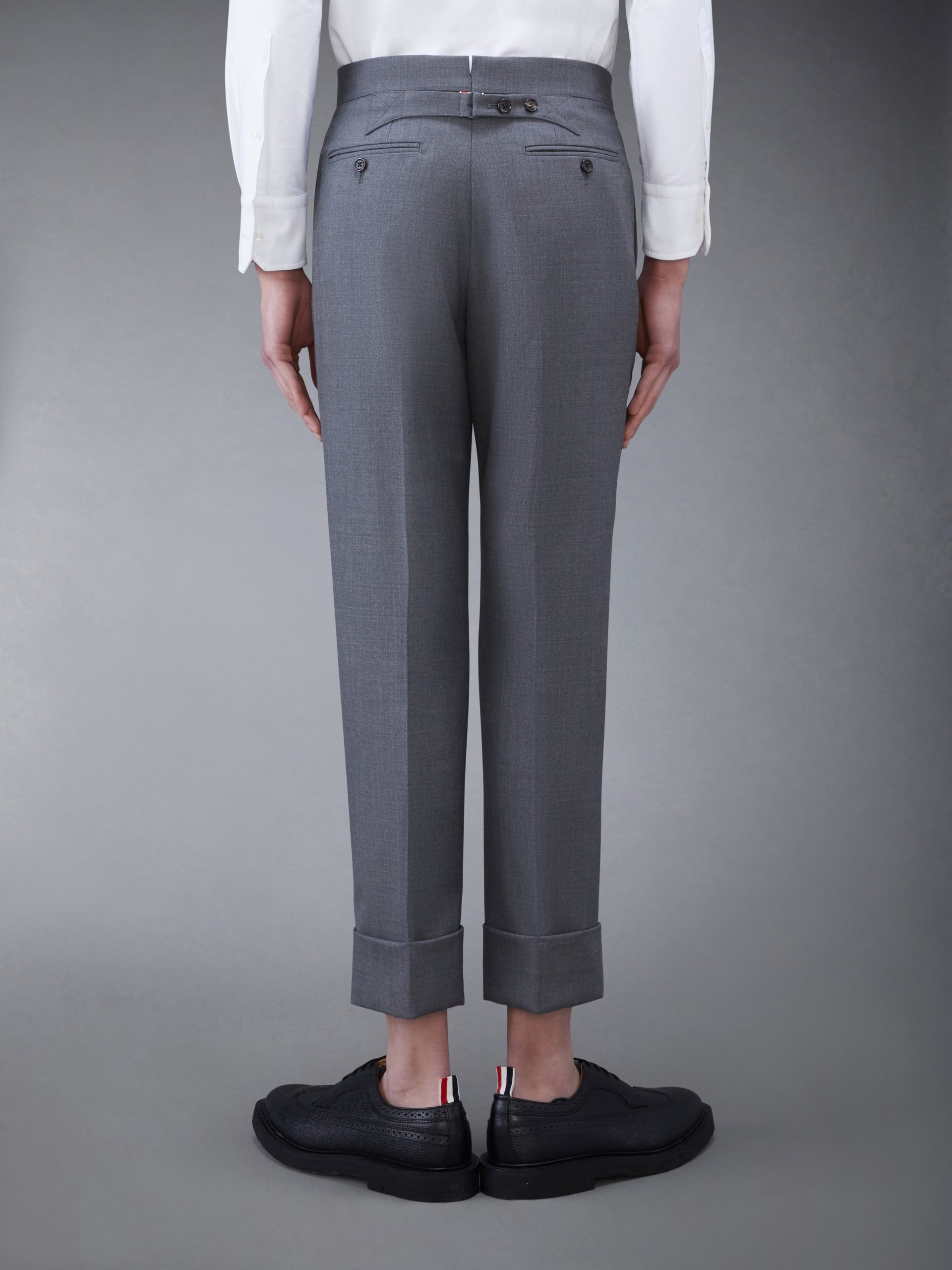 CLASSIC TWILL BACKSTRAP TROUSERS - Image 2
