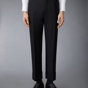 WOOL MOHAIR TROUSER