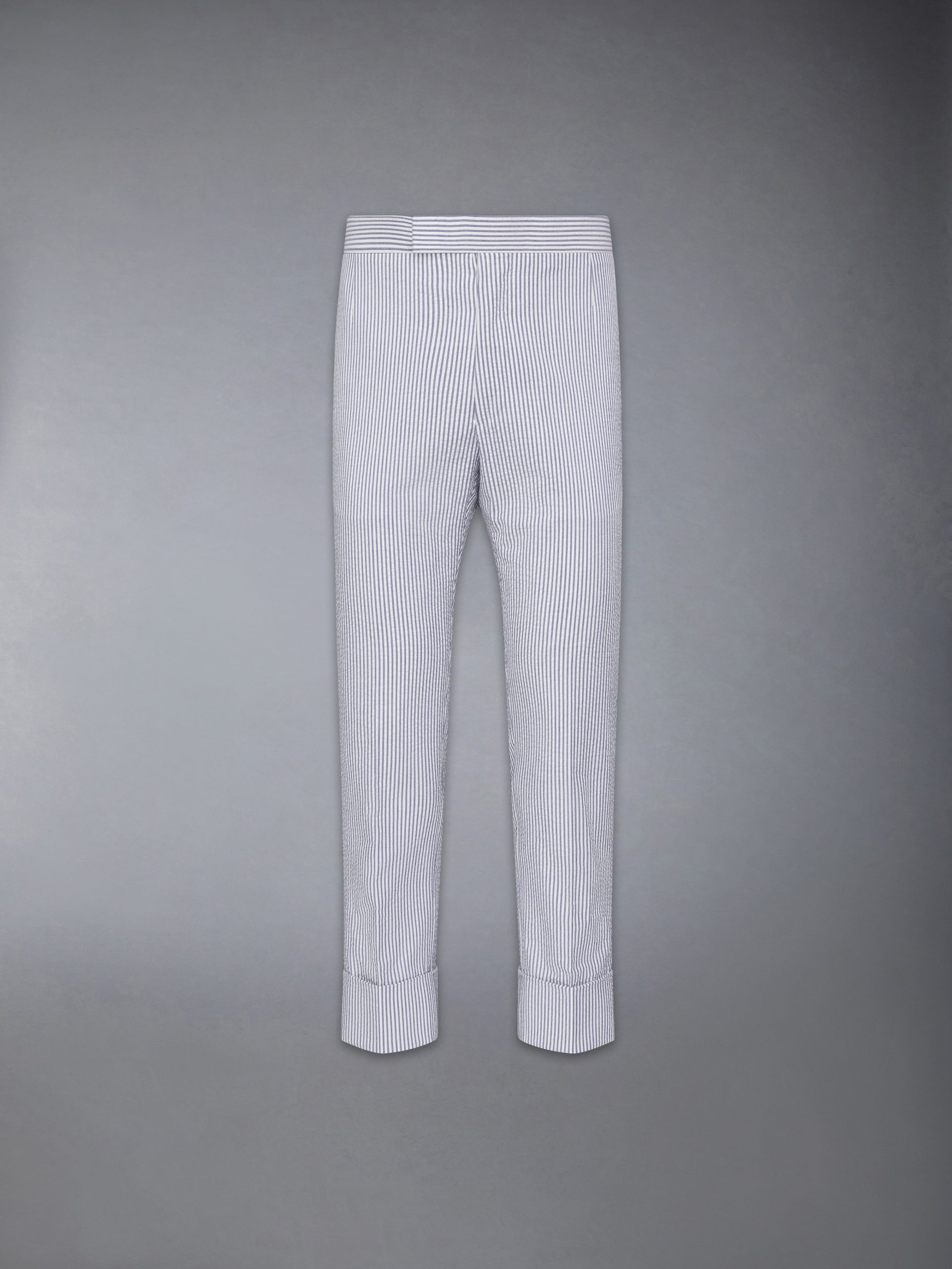 CLASSIC SEERSUCKER BACKSTRAP TROUSERS - Image 6