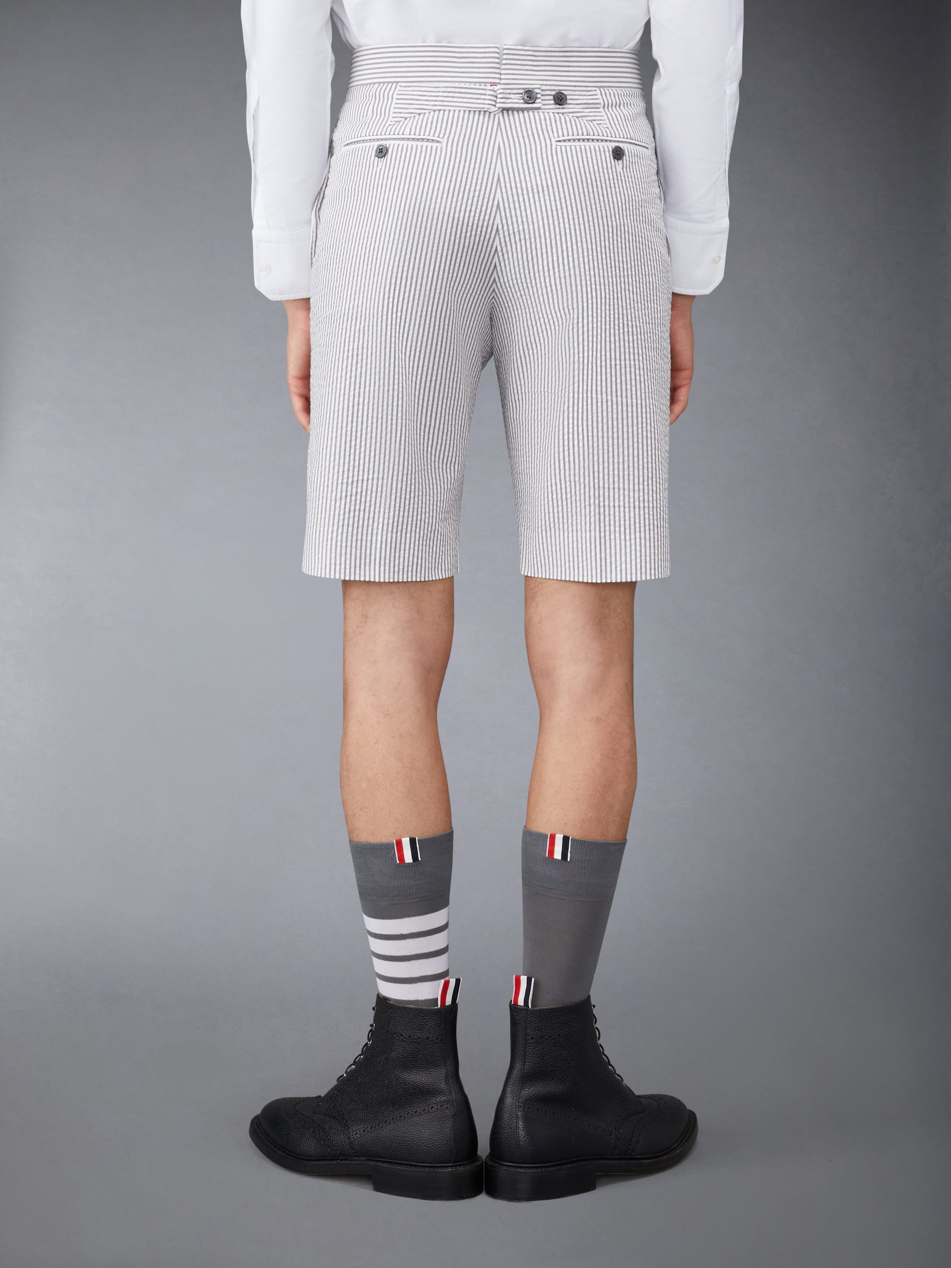 CLASSIC SEERSUCKER BACKSTRAP SHORTS - Image 2