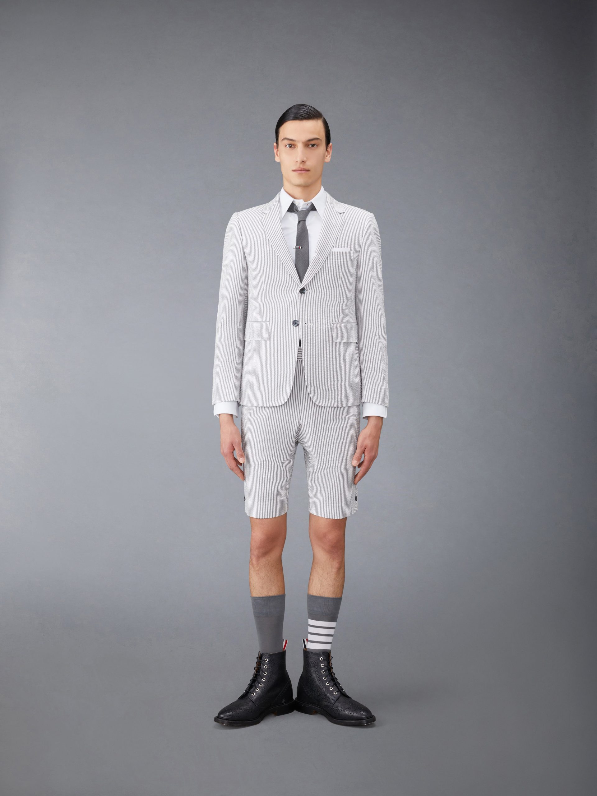 CLASSIC SEERSUCKER BACKSTRAP SHORTS - Image 3